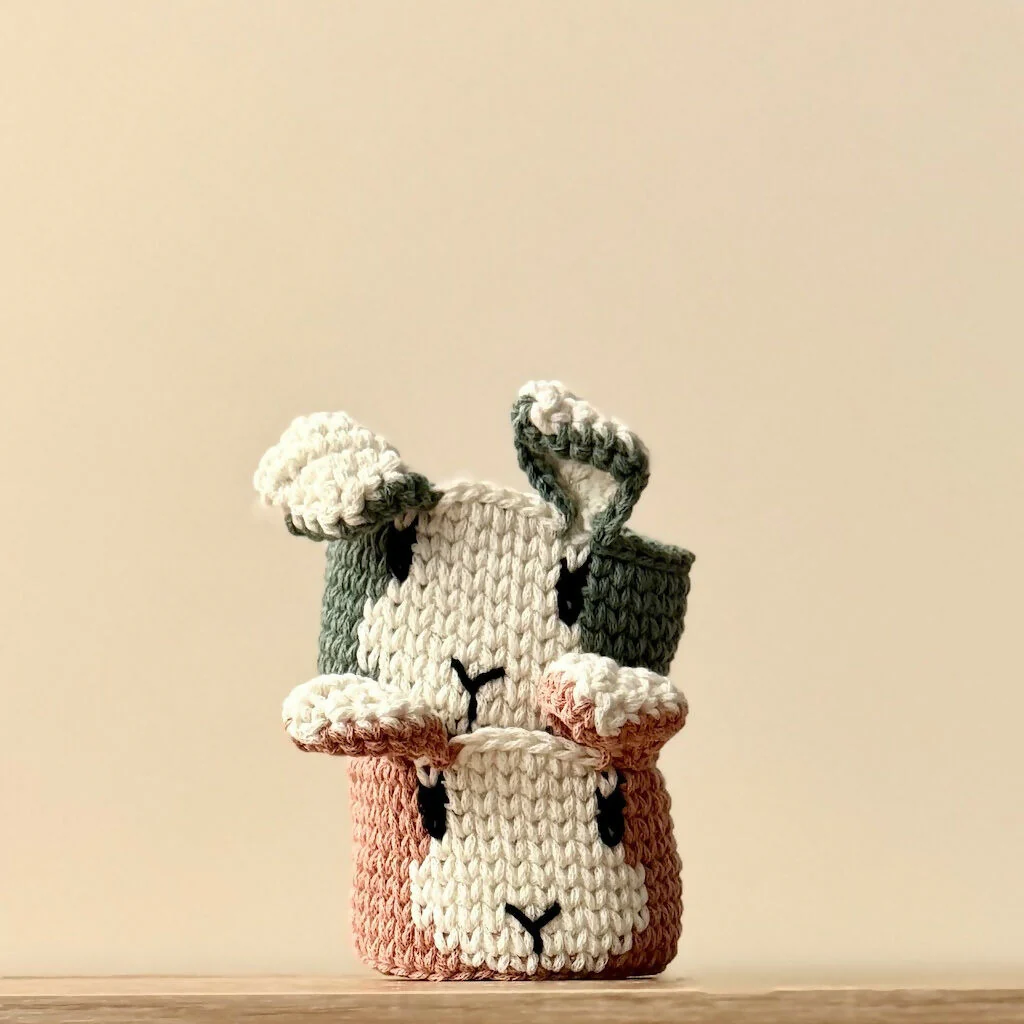 Crochet Petite Rabbit Basket - Image 10