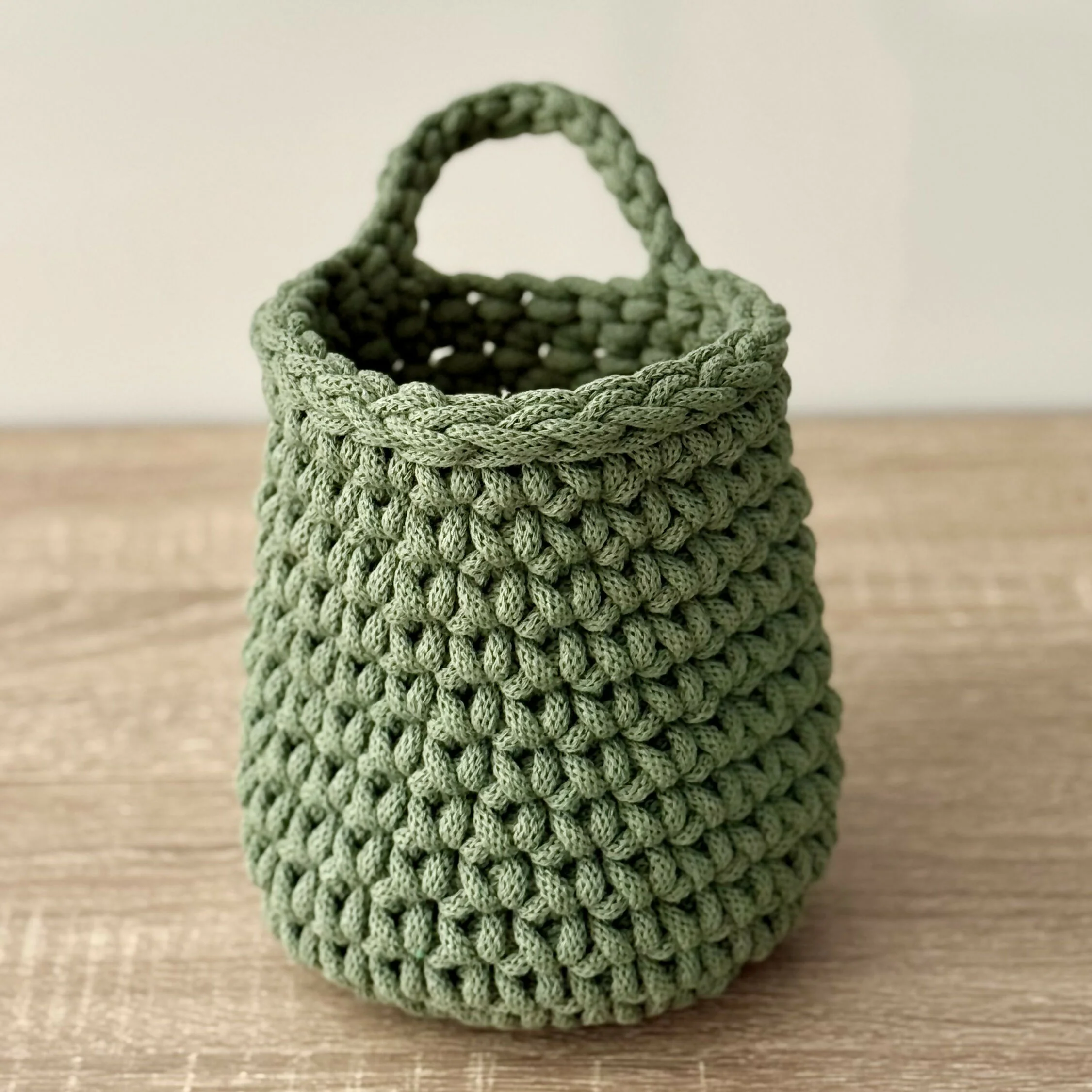 Crochet Small Hanging Basket - Image 4