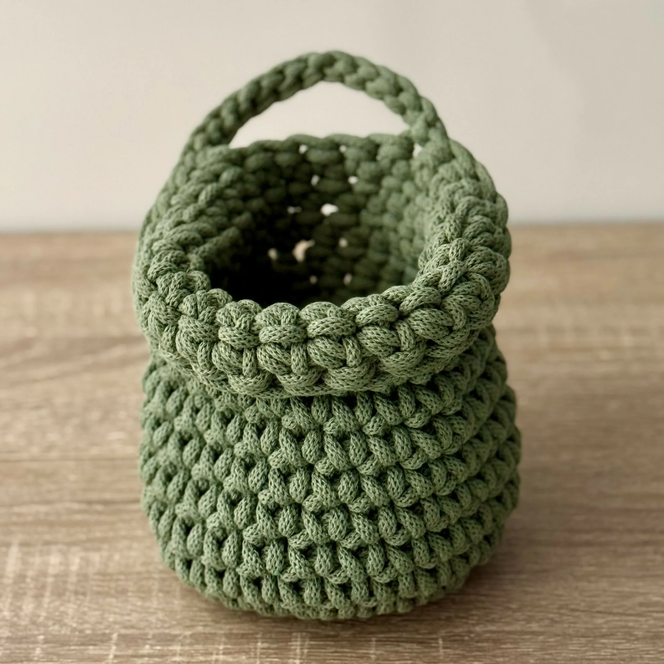 Crochet Small Hanging Basket - Image 5