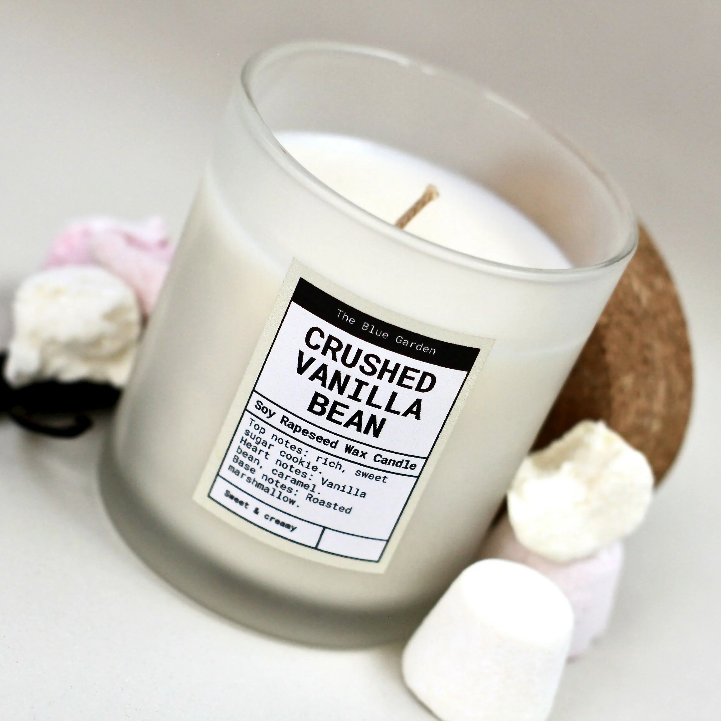 Crushed Vanilla Bean | Natural Wax Scented Candle - Image 2