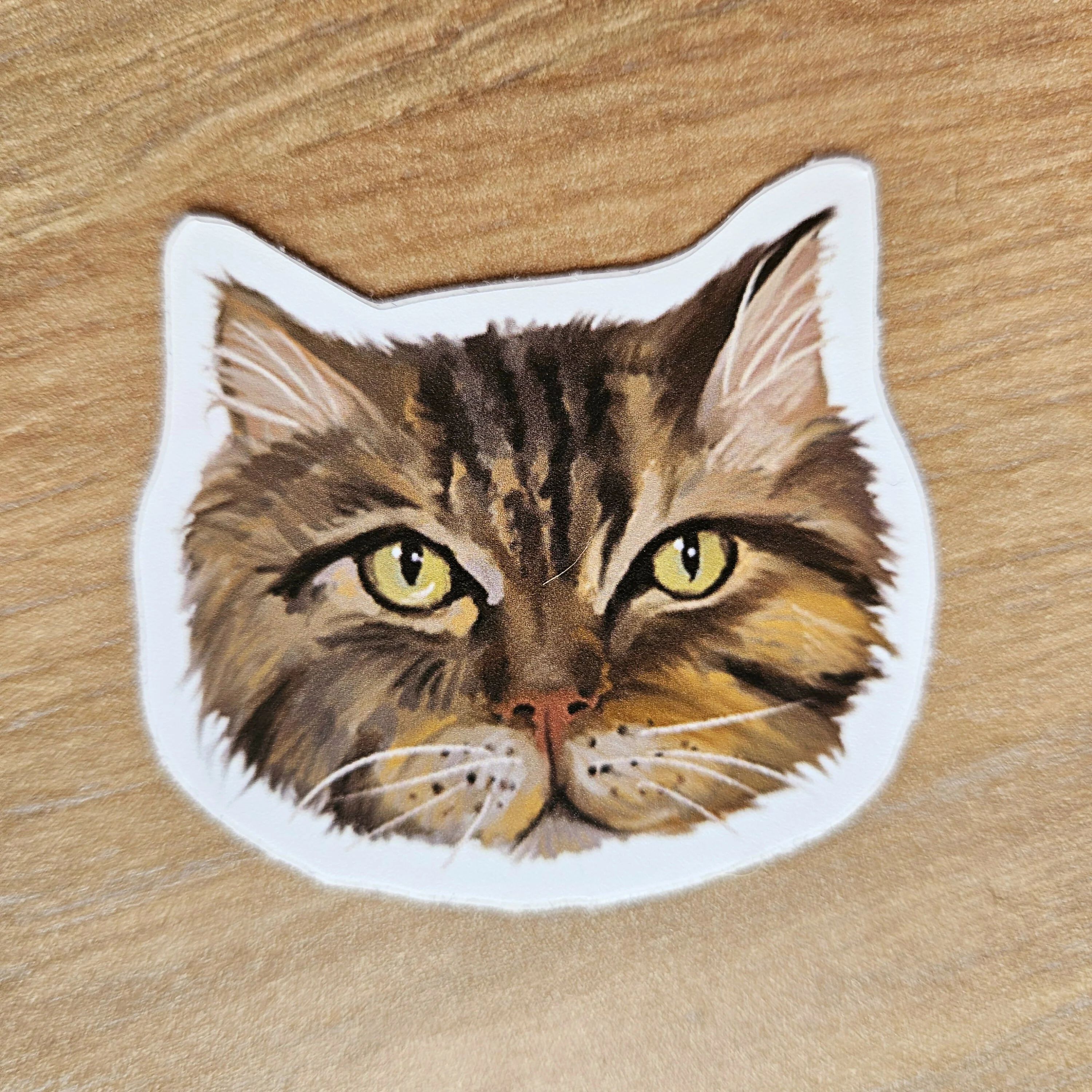 Cute Cat Face Vinyl Stickers - Image 5