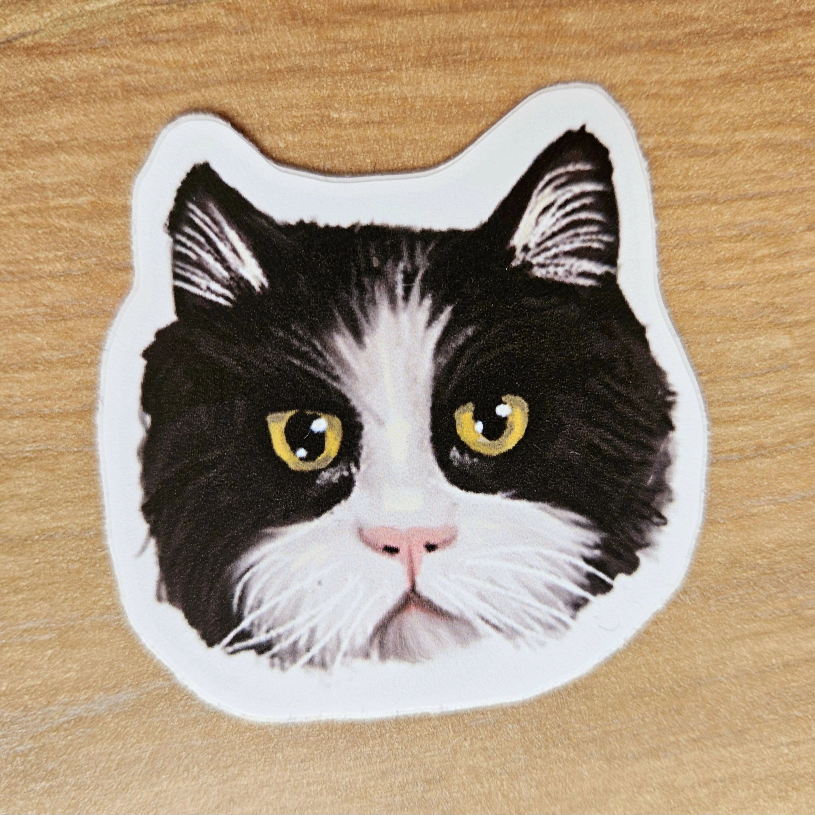 Cute Cat Face Vinyl Stickers - Image 6