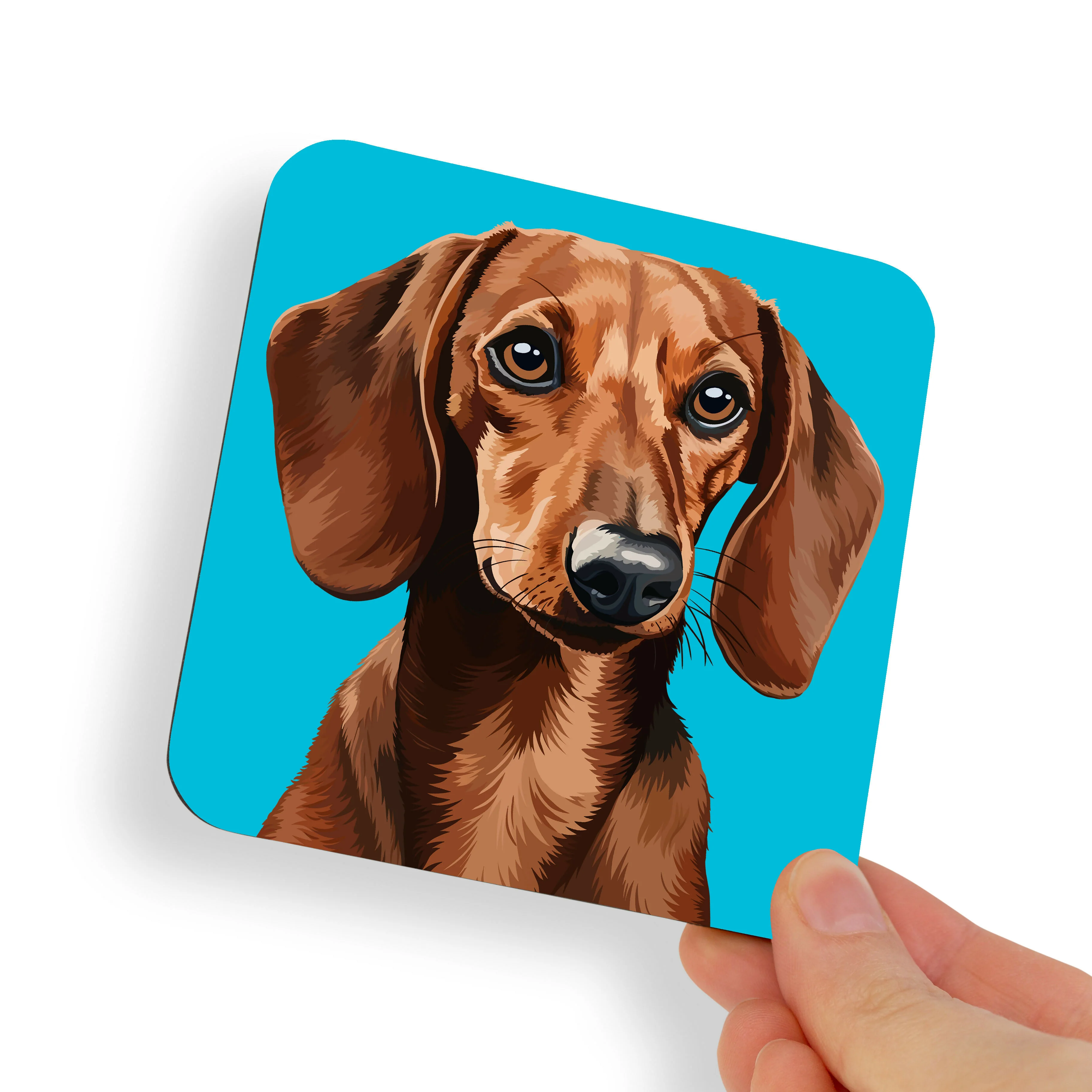 Dachshund Brown Dog Coaster