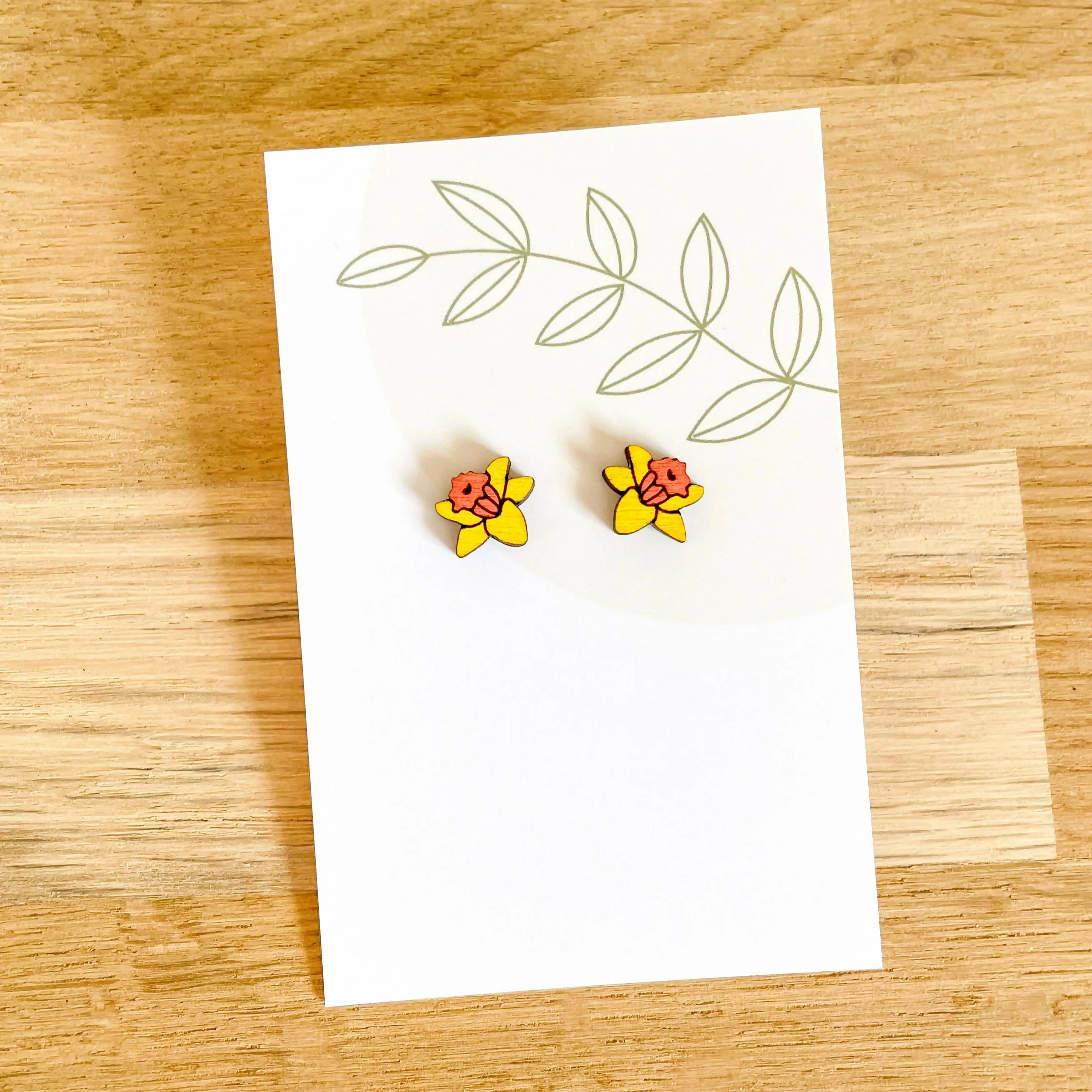 Daffodil Stud Earrings - Image 2
