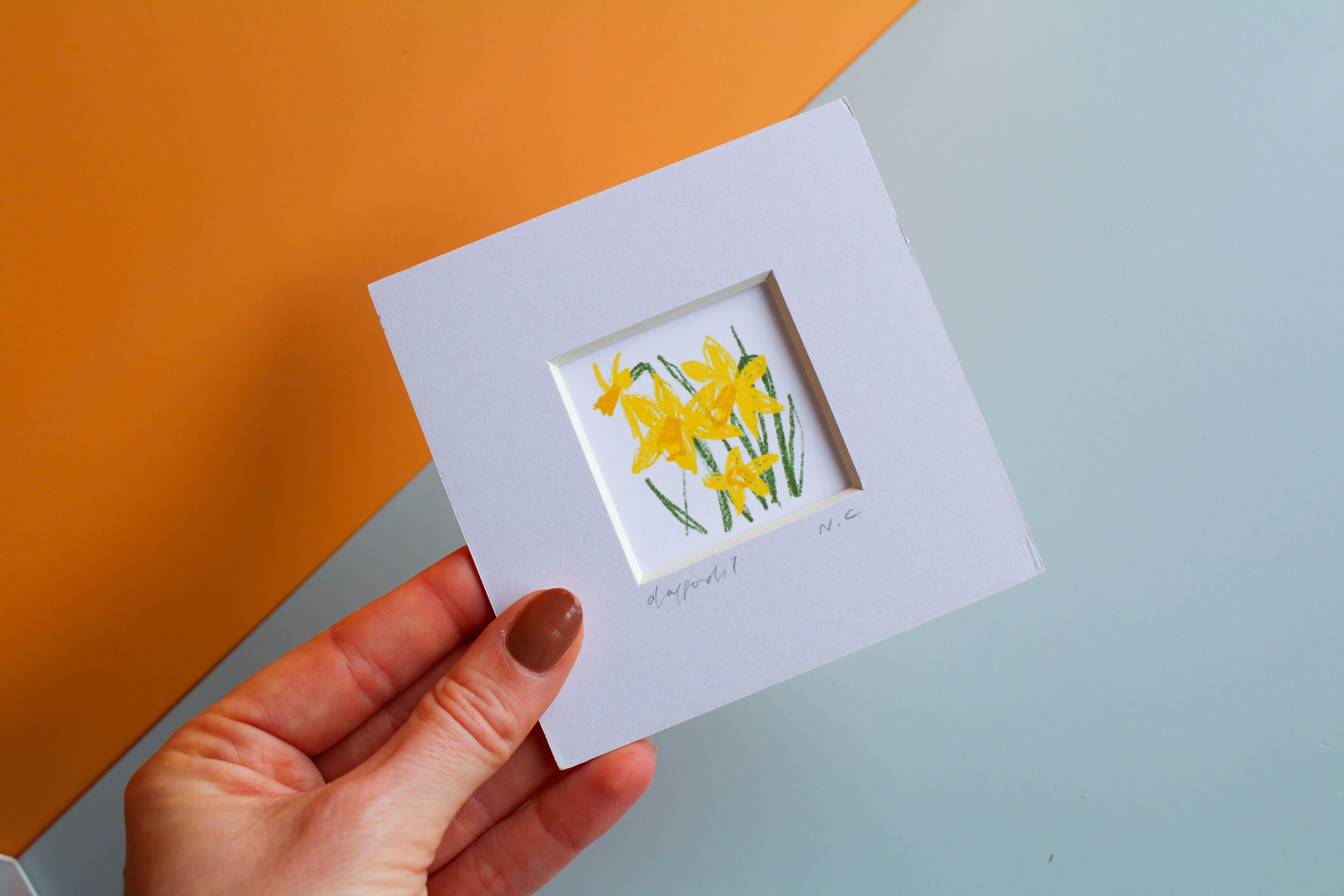 Daffodils Mini Print - Image 3