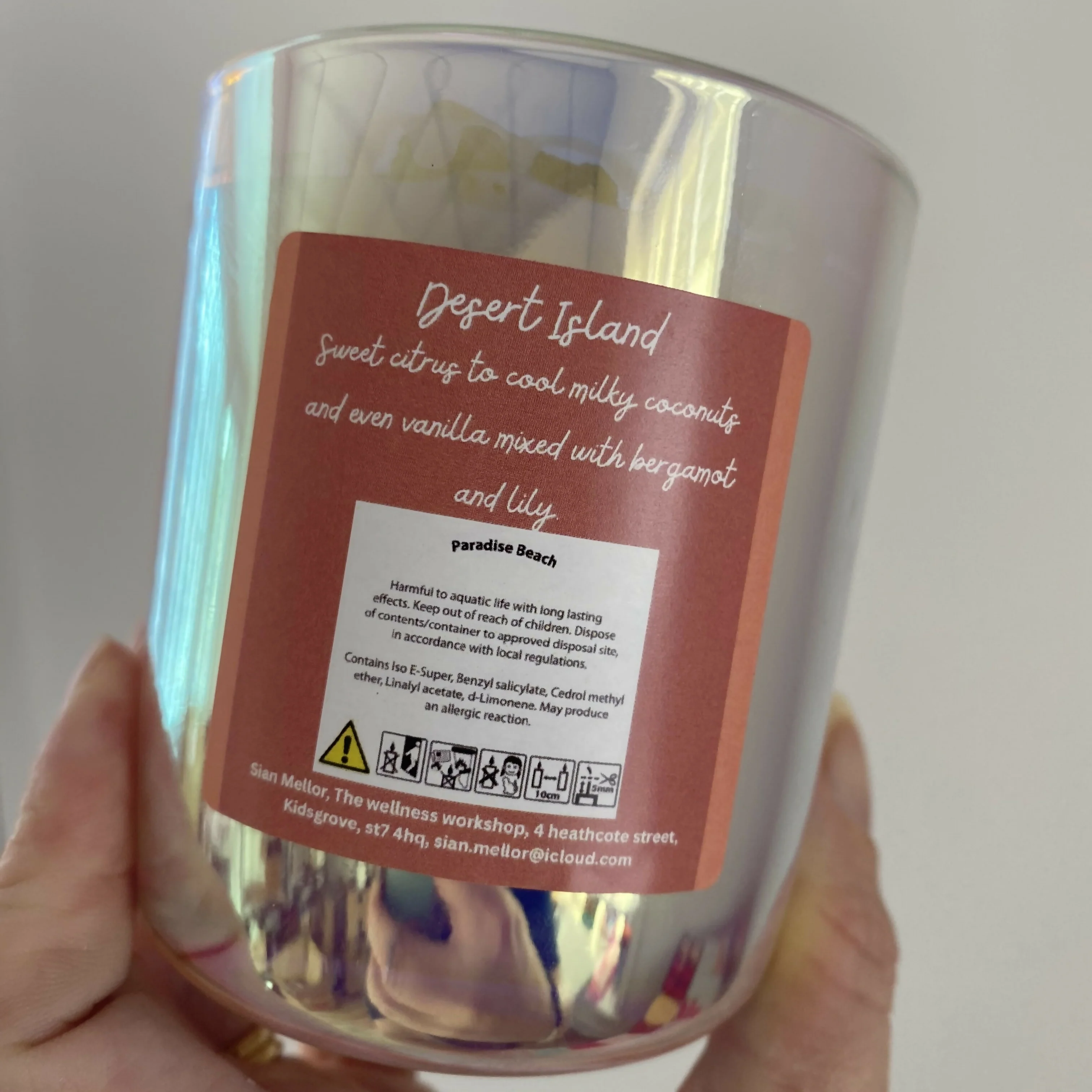 Desert Island Iridescent Candle - Image 2