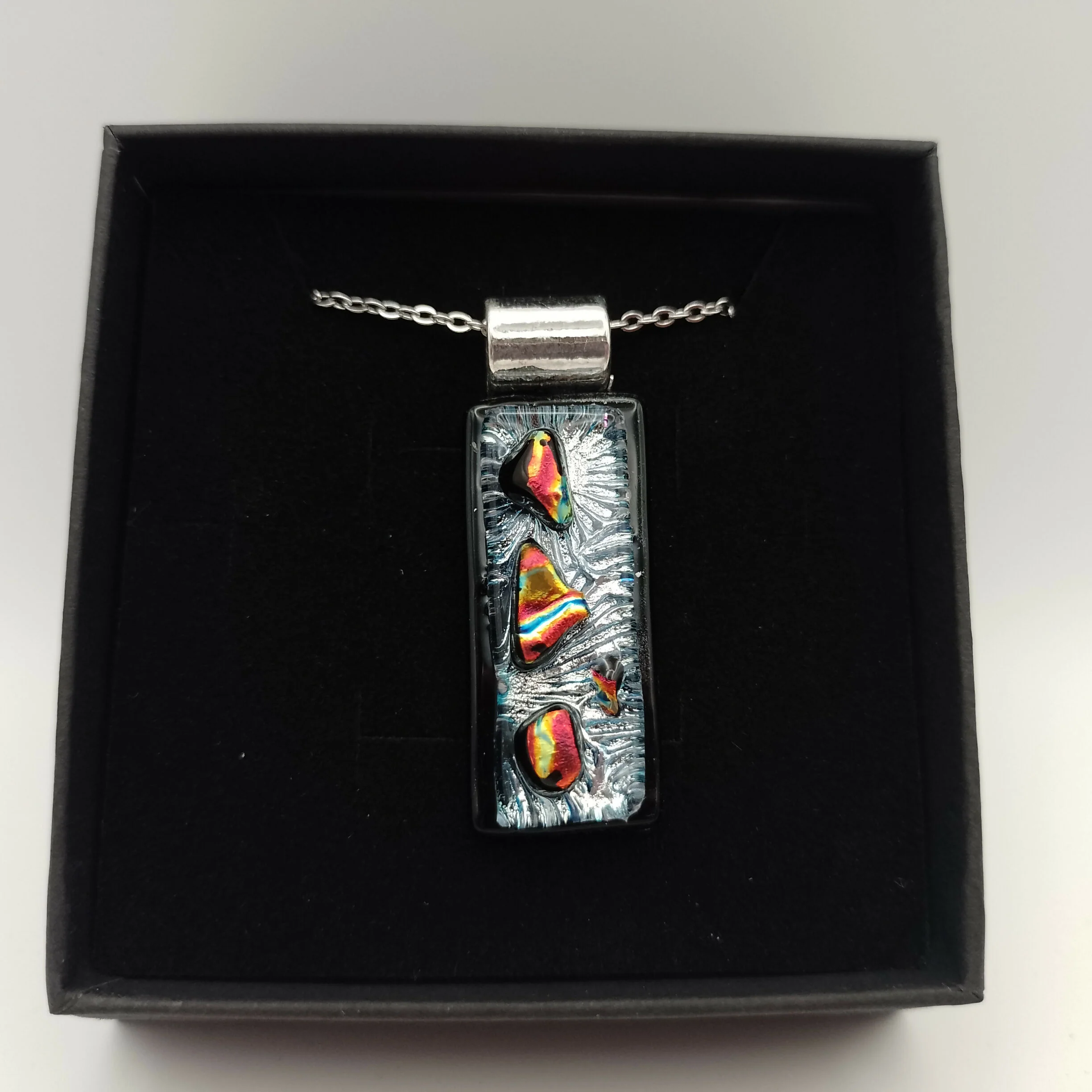 Dichroic Glass Pendant - Image 2