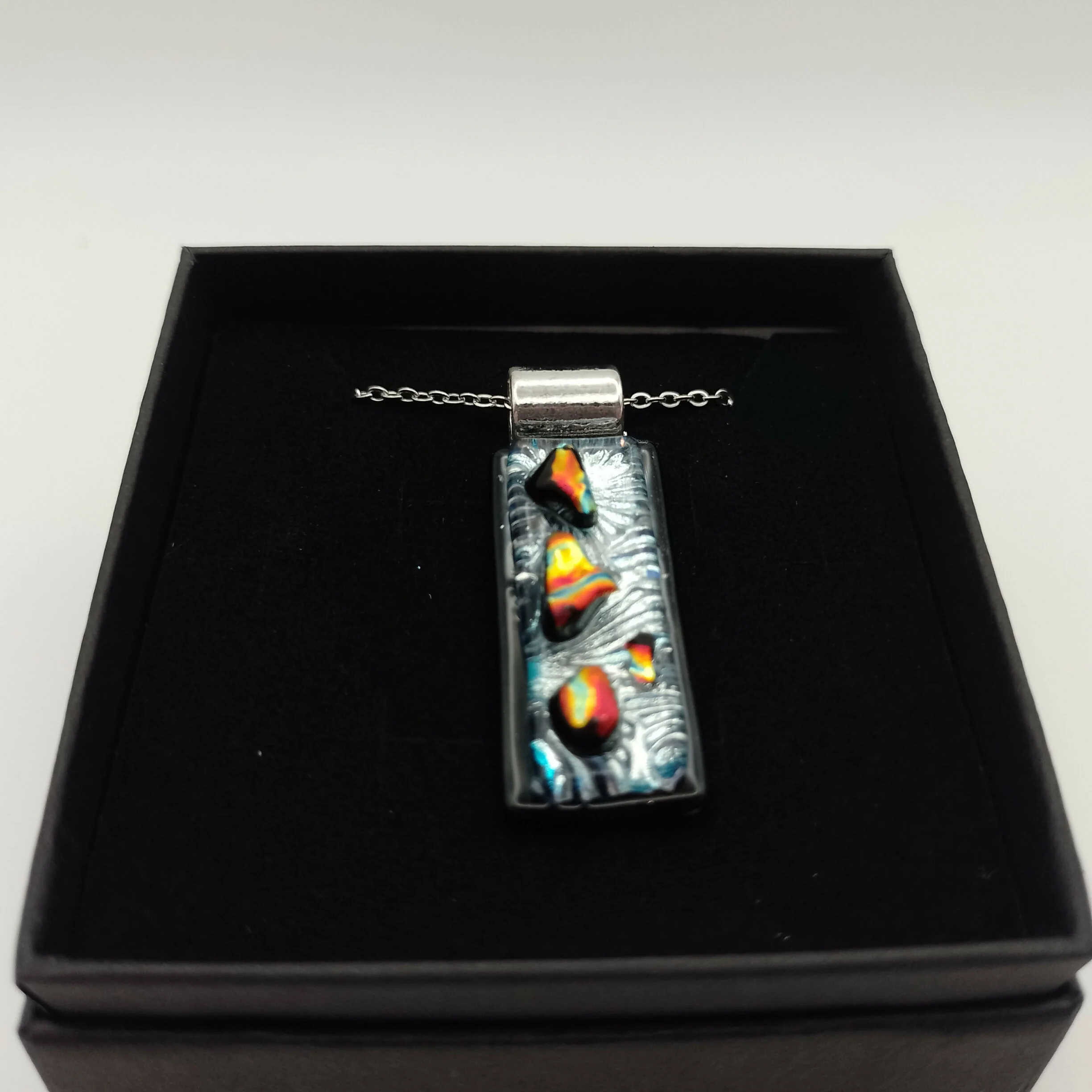 Dichroic Glass Pendant - Image 3