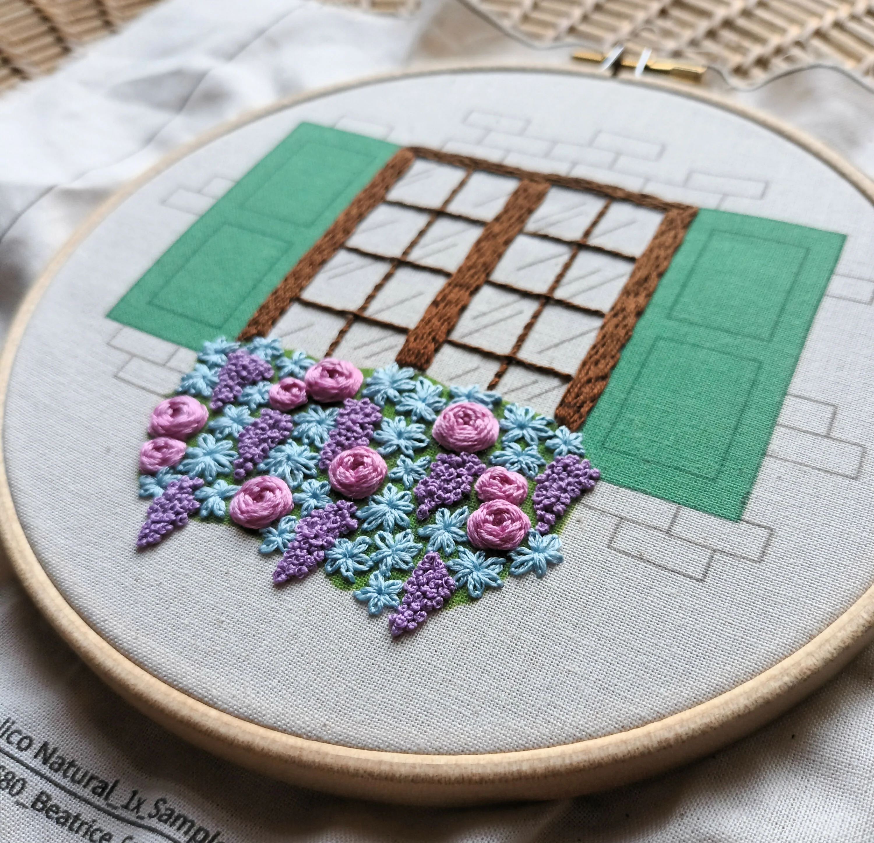 DIY Embroidery Kit For Beginners - Window Flowers - Image 4