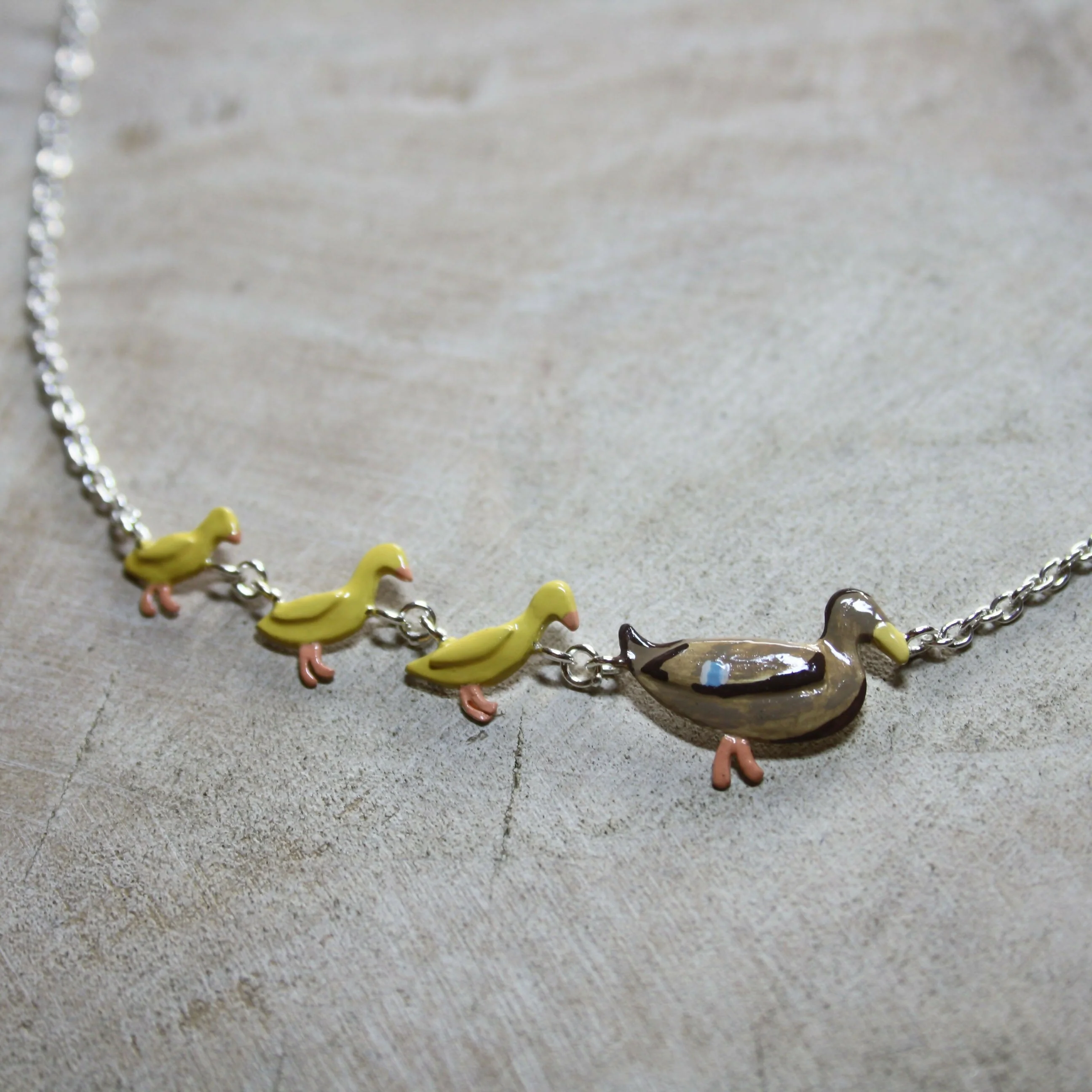 Duck Family Necklace