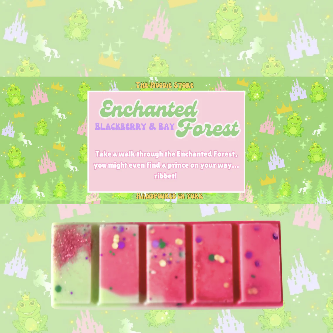 Enchanted Forest - Blackberry & Bay Fragranced Vegan Wax Melt Snap Bar