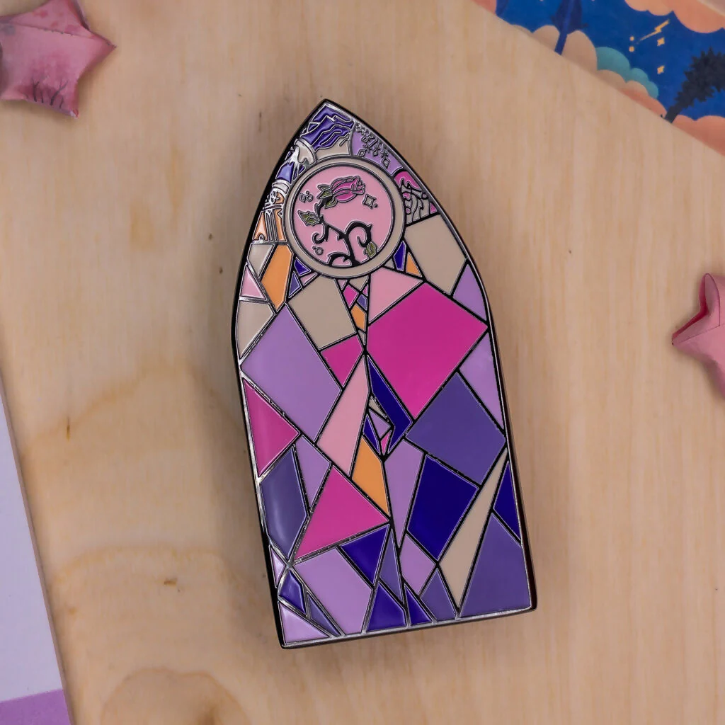Enchanted Pane Enamel Pin