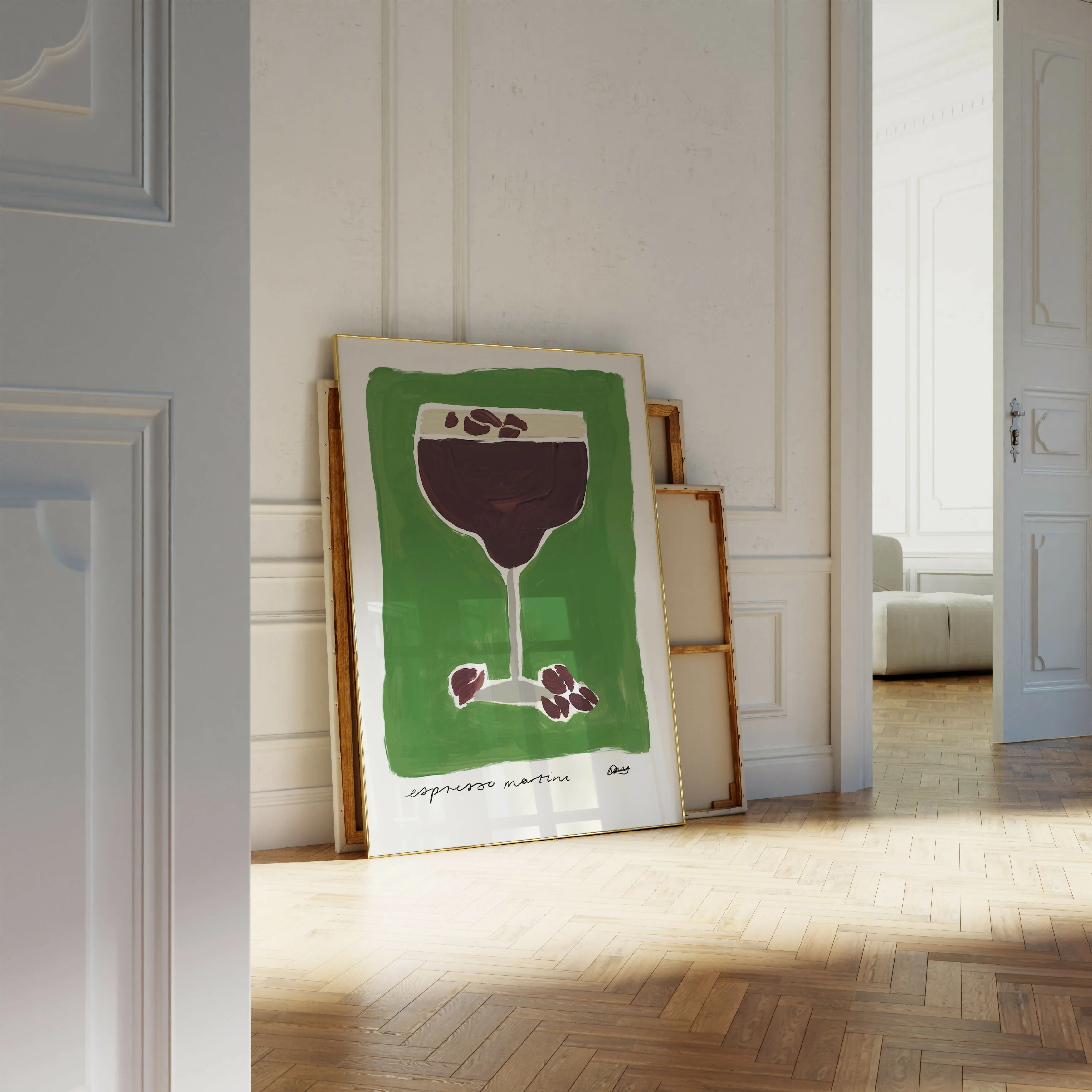 Espresso Martini Cocktail Art Print - Image 7