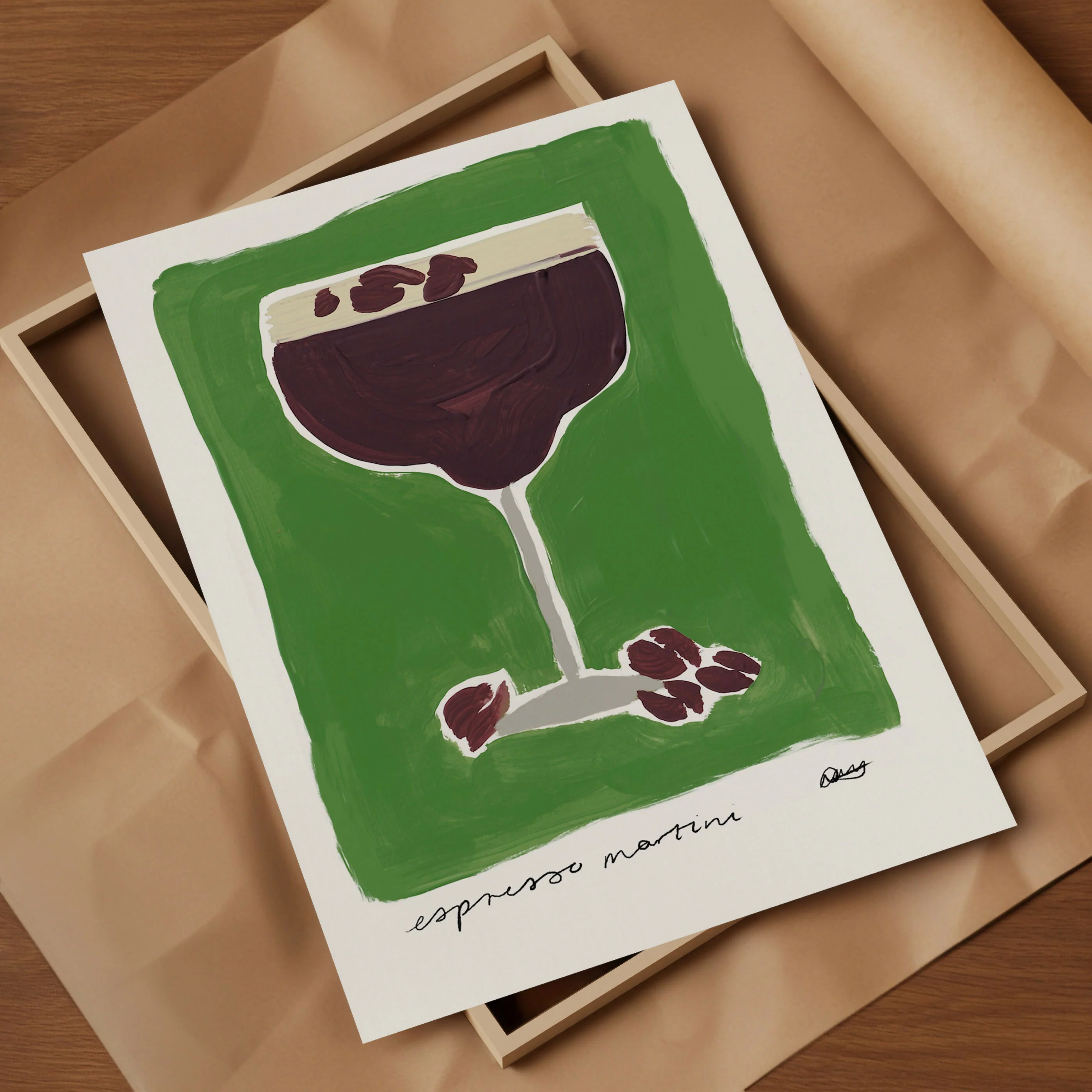 Espresso Martini Cocktail Art Print - Image 8