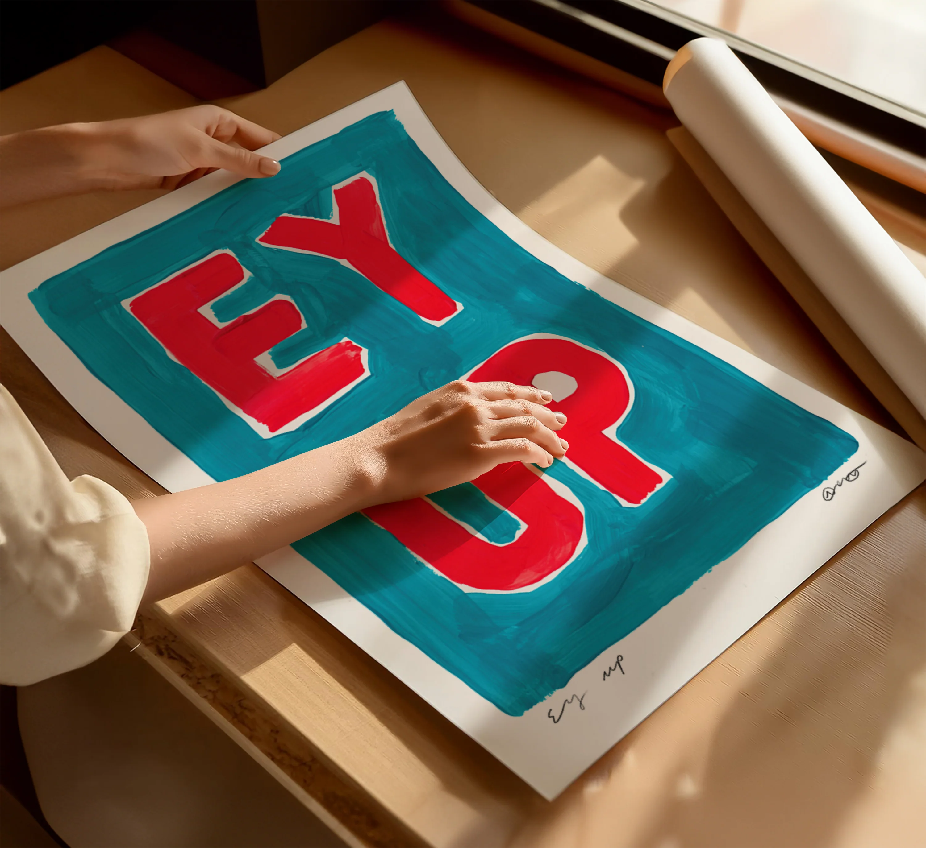 Ey Up Yorkshire Phrase Art Print - Image 3