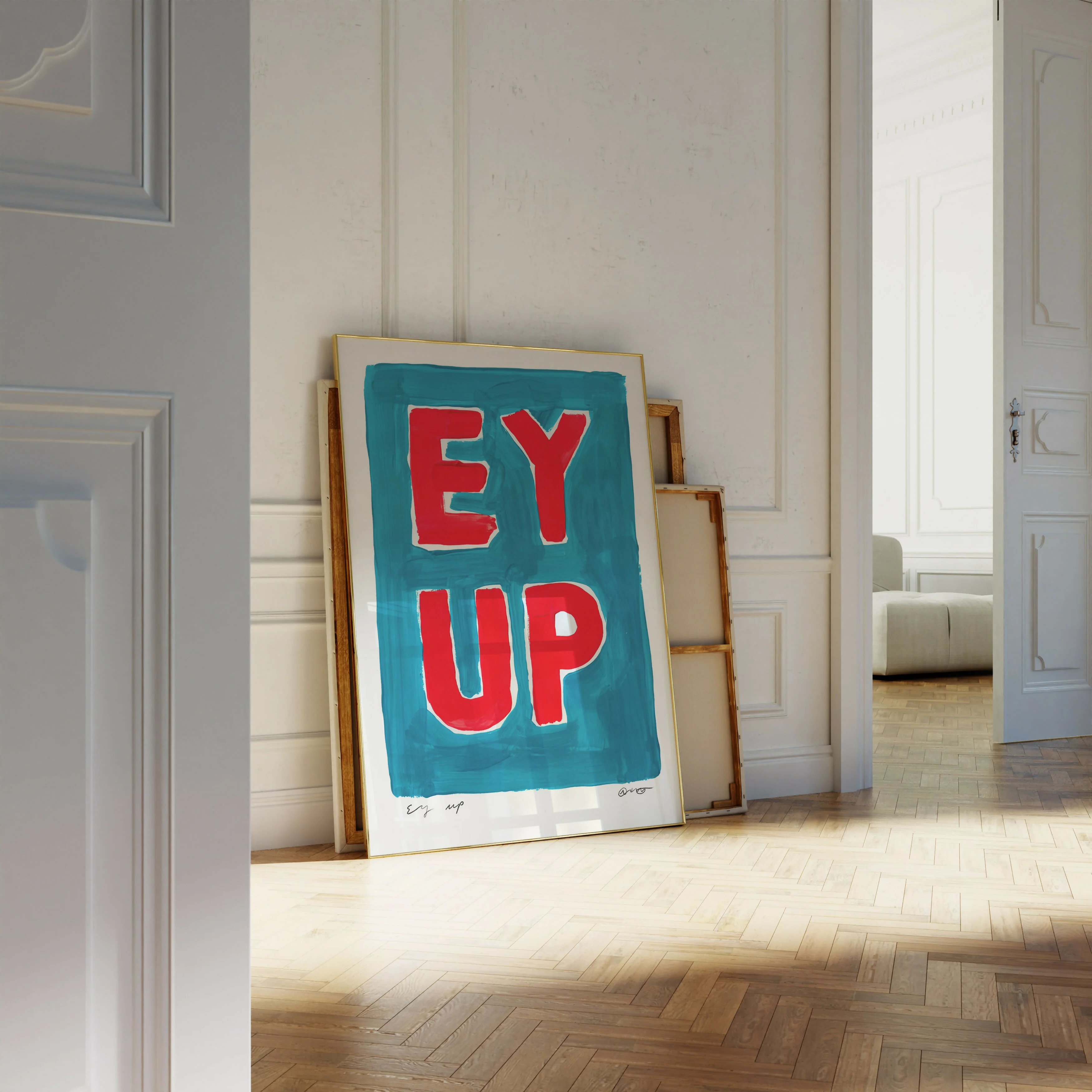 Ey Up Yorkshire Phrase Art Print - Image 5