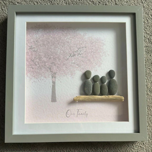 Family Tree Blossom Scene - Square Medium