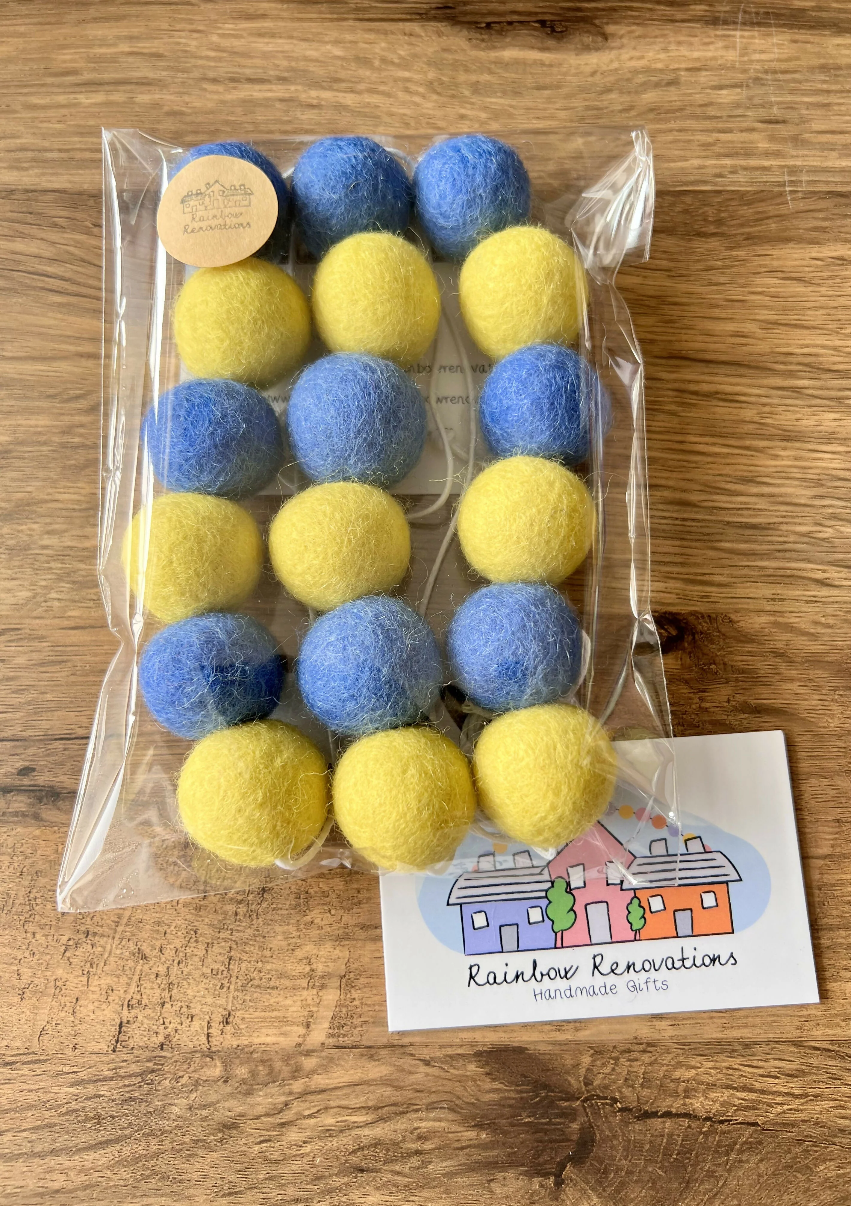 Feltball Garland (18 feltballs) - Image 14