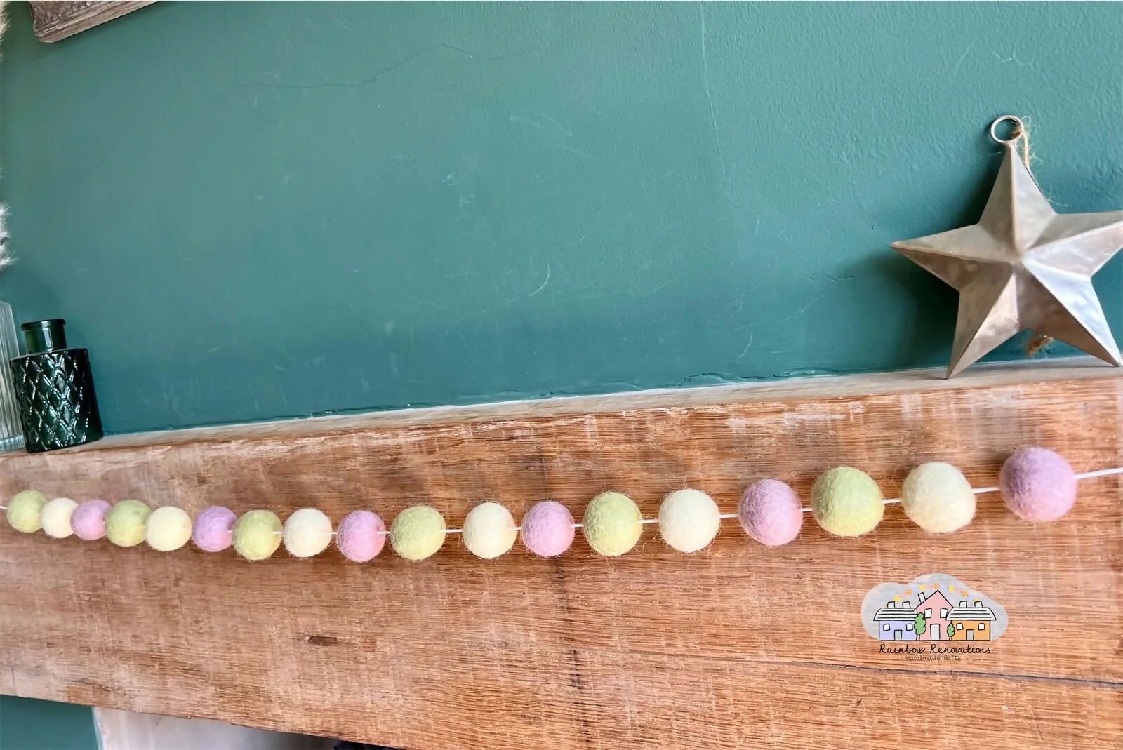 Feltball Garland (18 feltballs) - Image 6