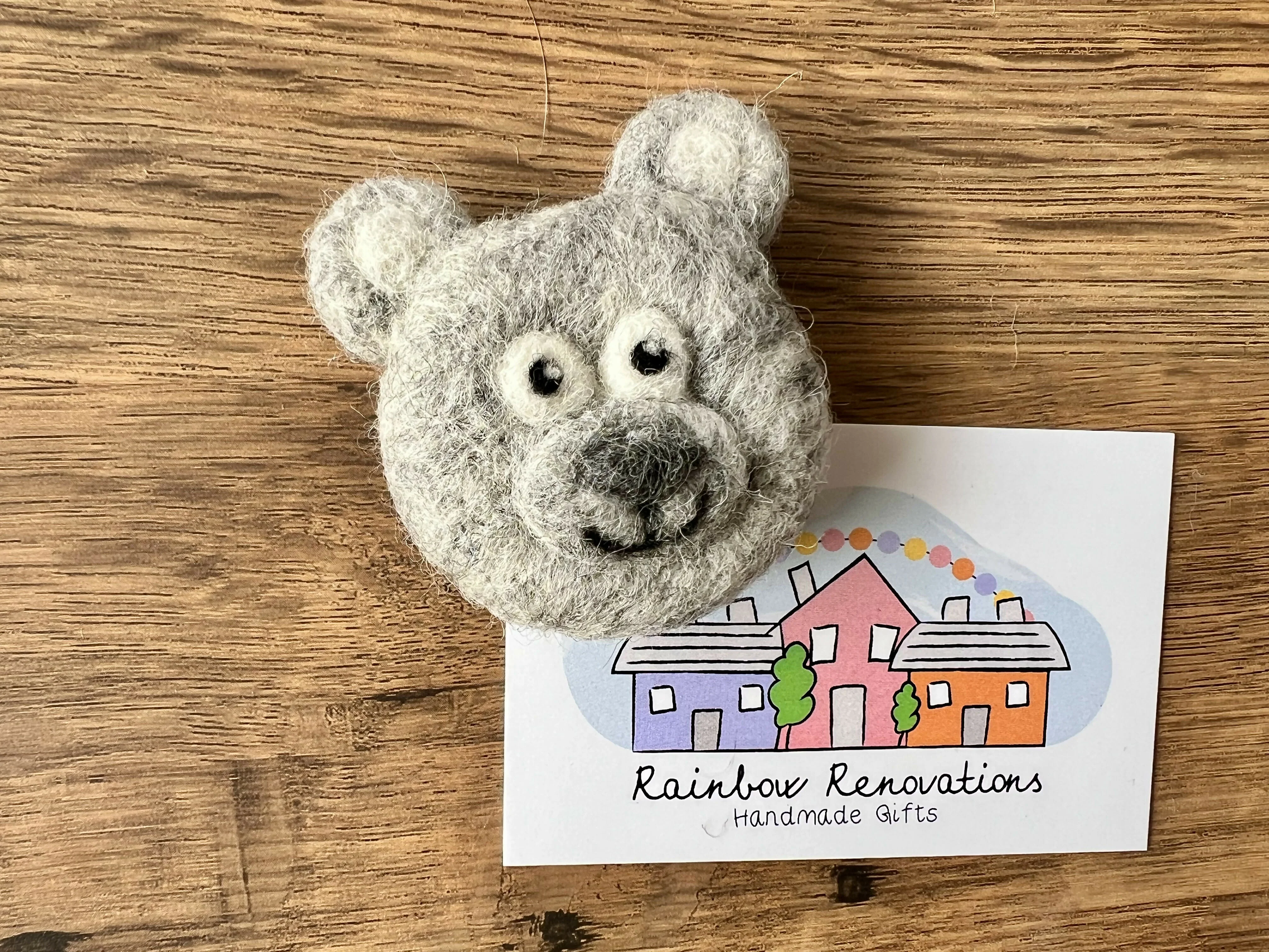 Felted Bear Keyring - Image 4