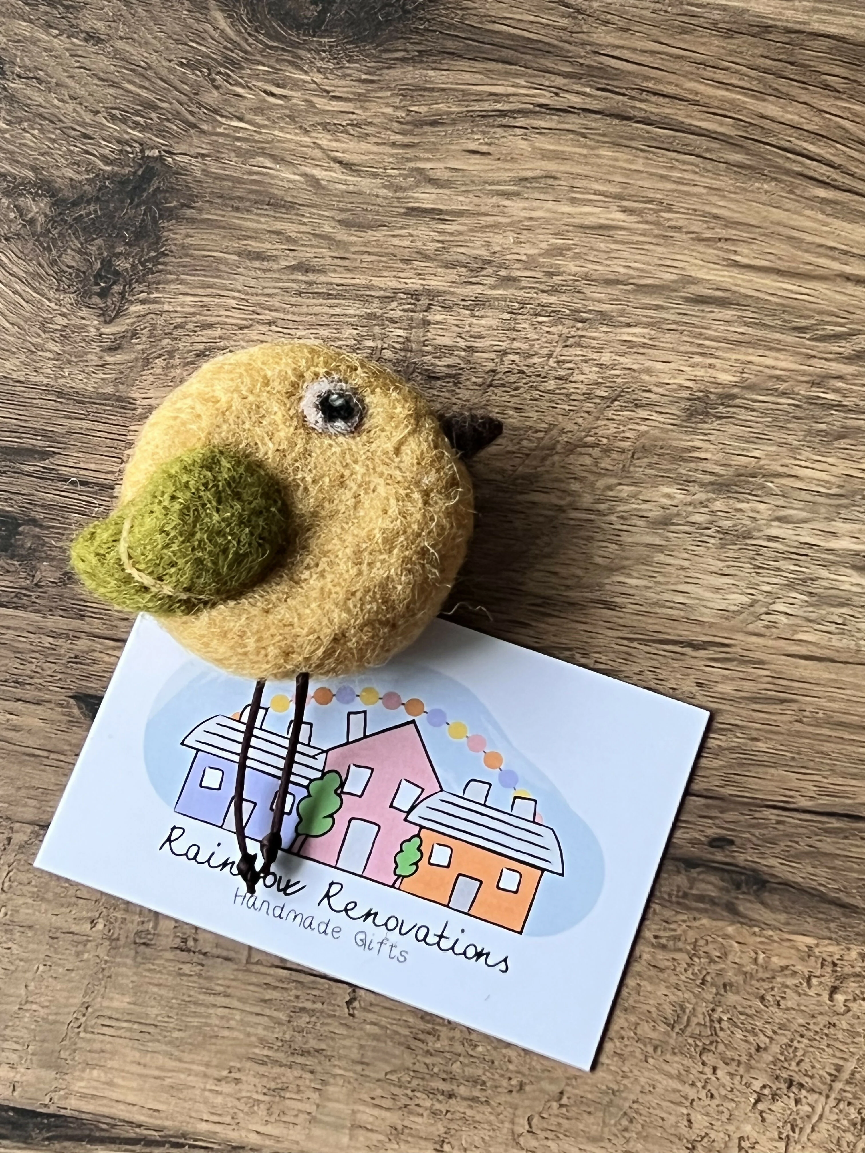 Felted Bird Magnet - Image 6