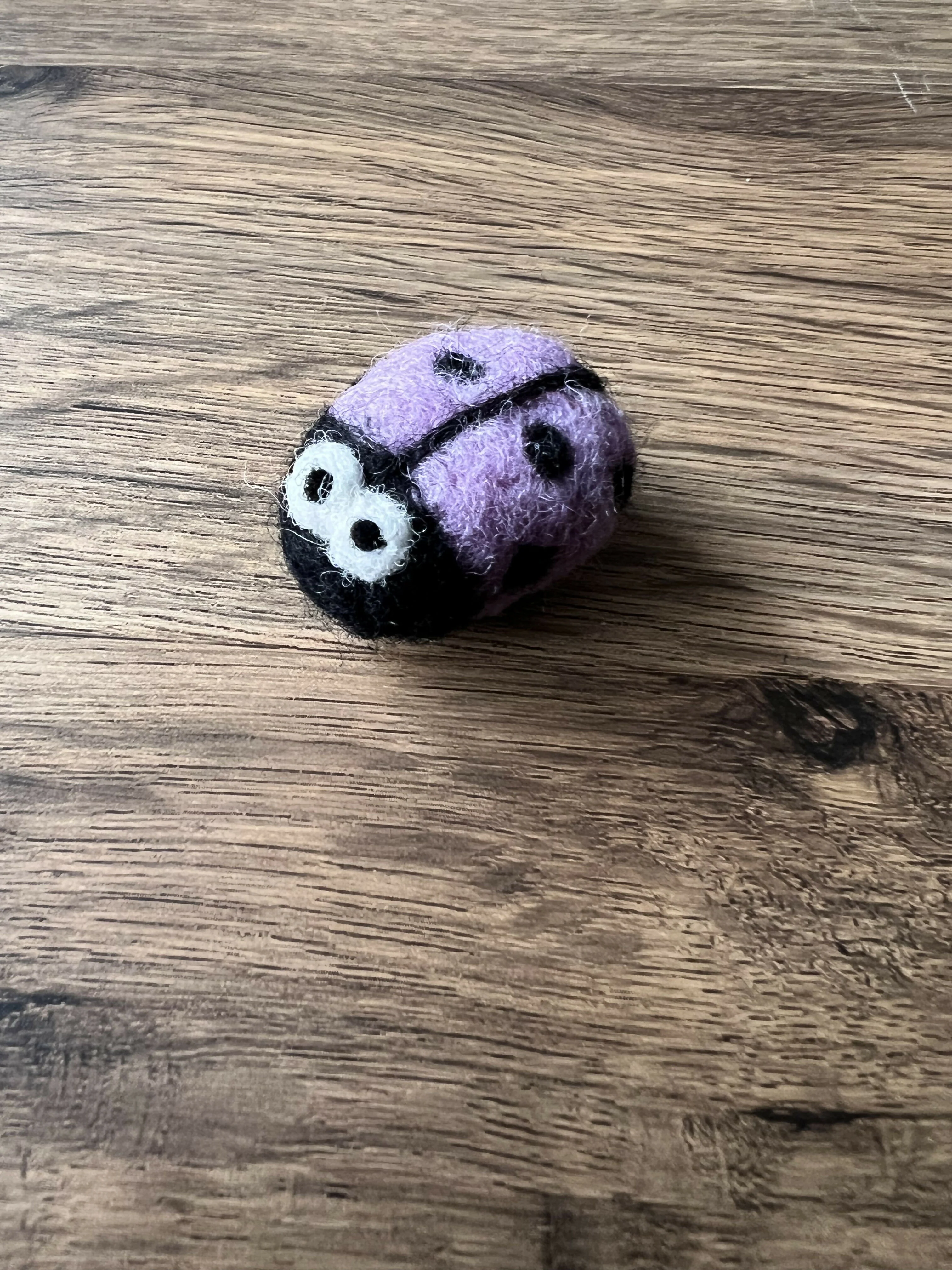Felted Ladybird Magnet - Image 5