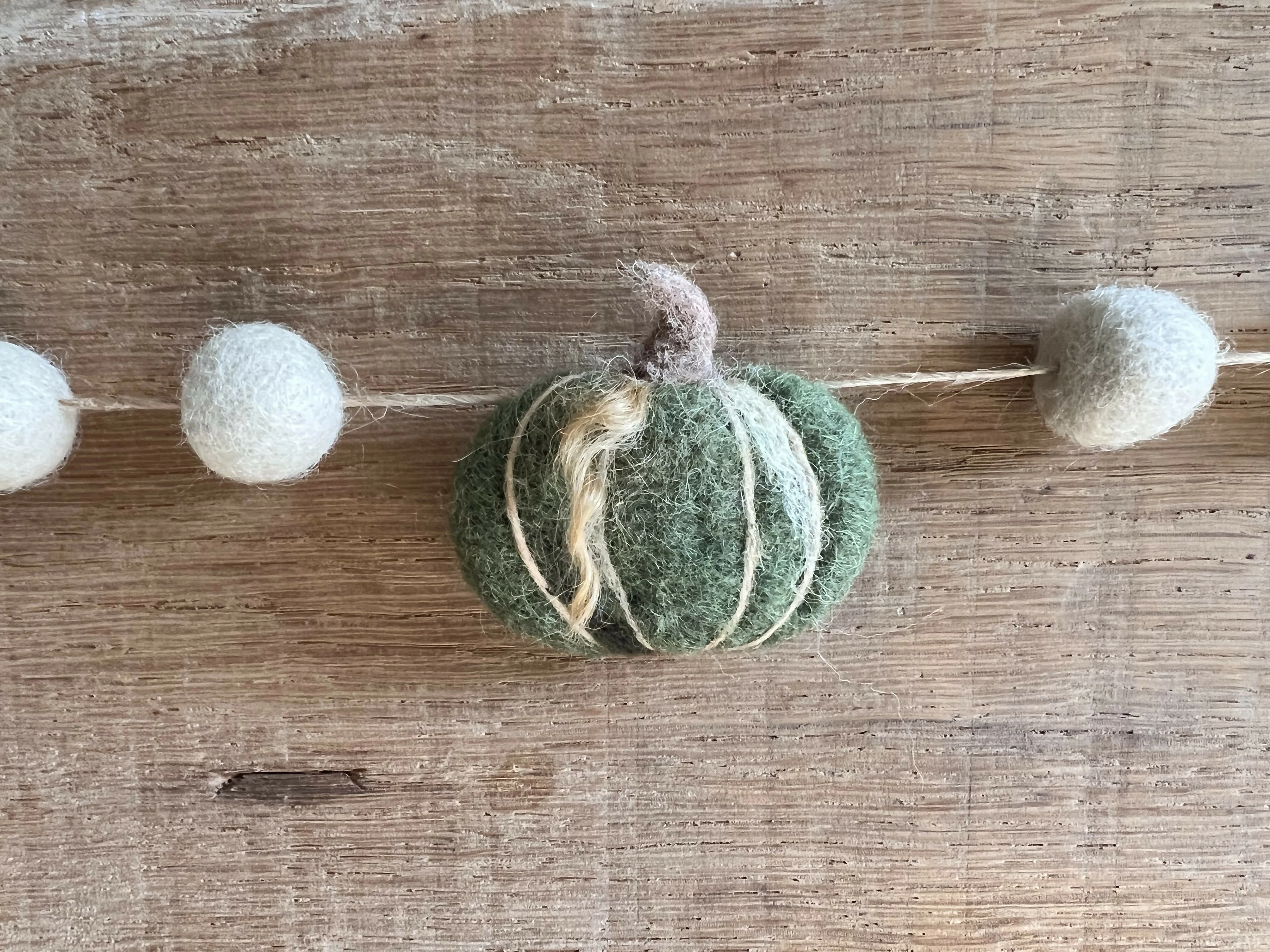 Felted Pumpkin Garland - Image 6
