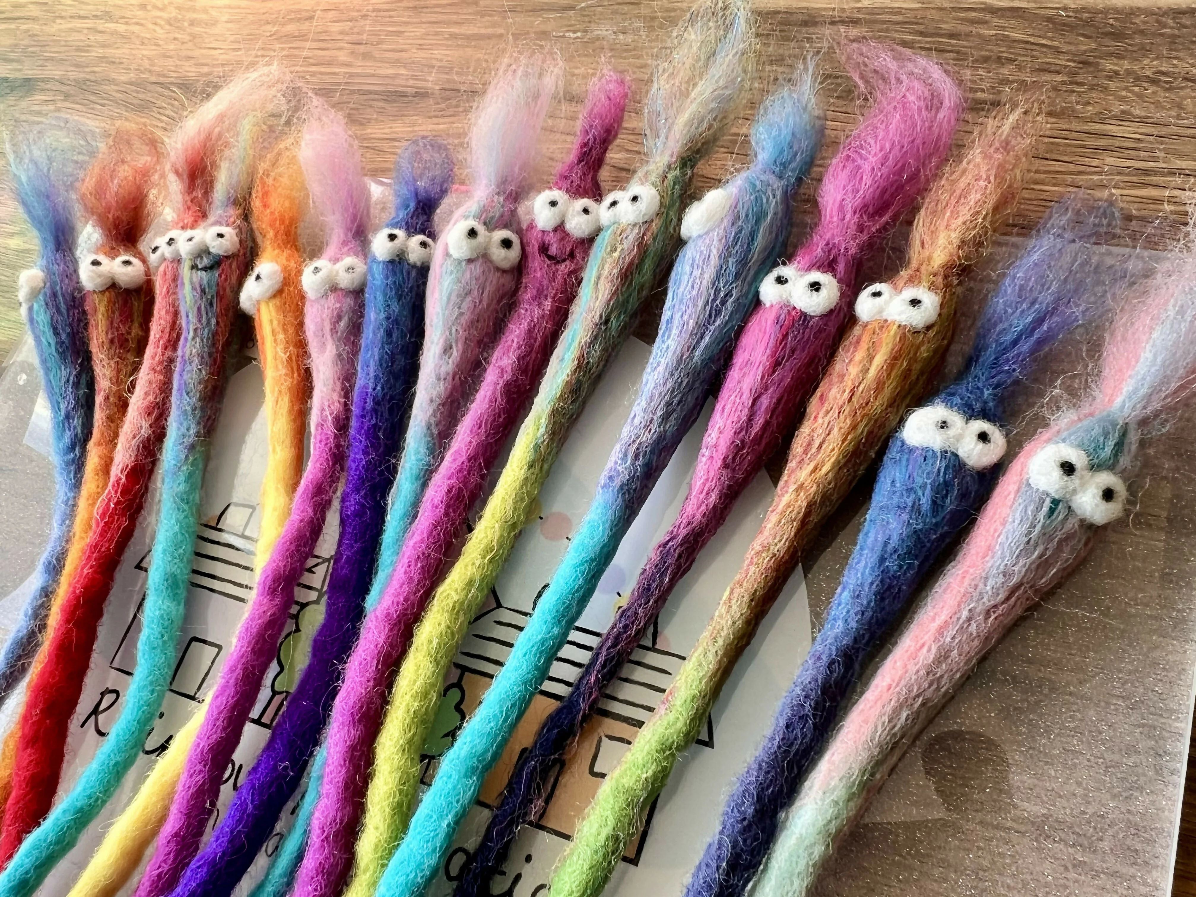 Felted Woolly Worm Bookmark - Image 3