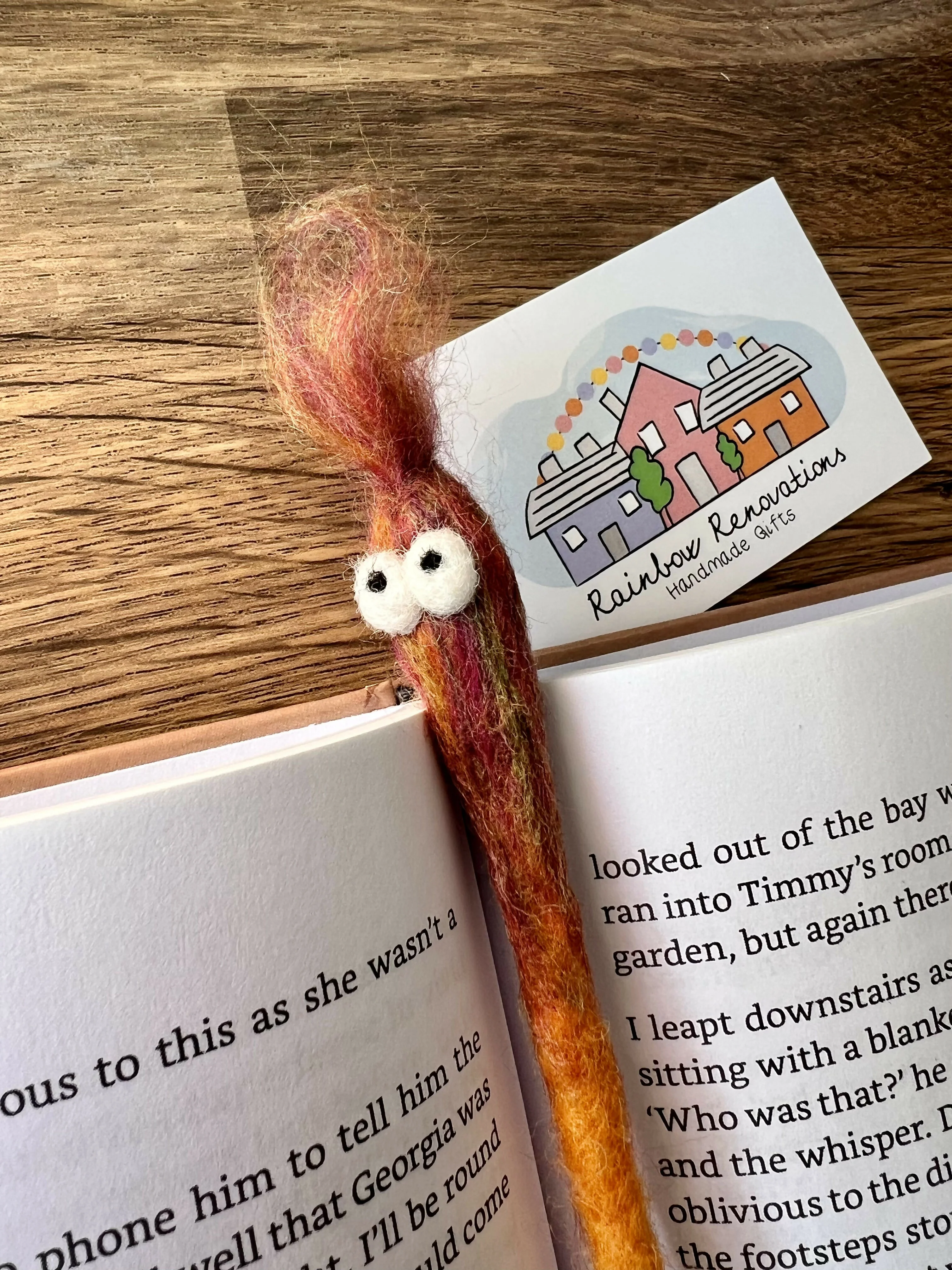 Felted Woolly Worm Bookmark - Image 4