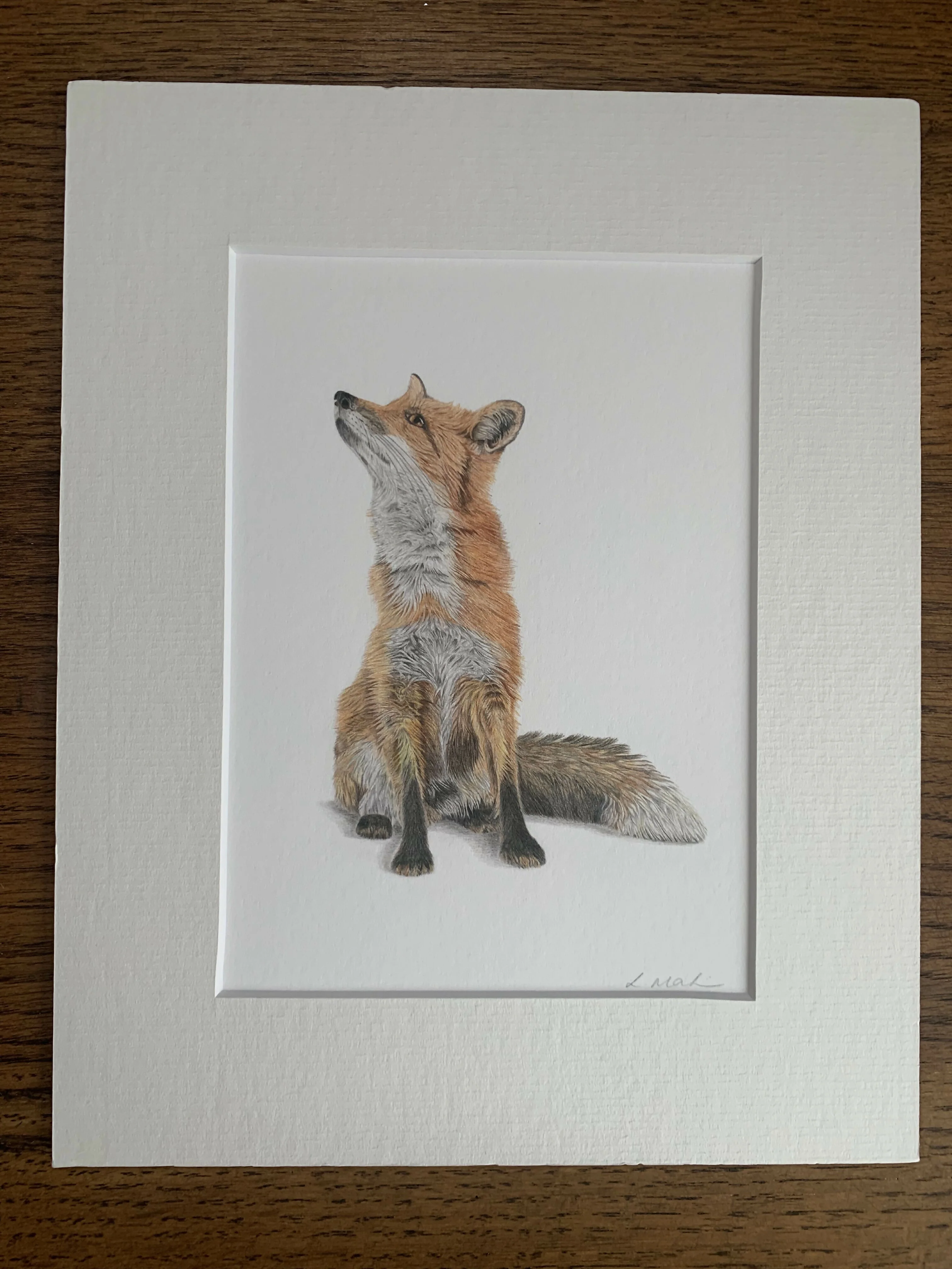 Fine Art Giclée Print of a Fox. Framed or Unframed - Image 2