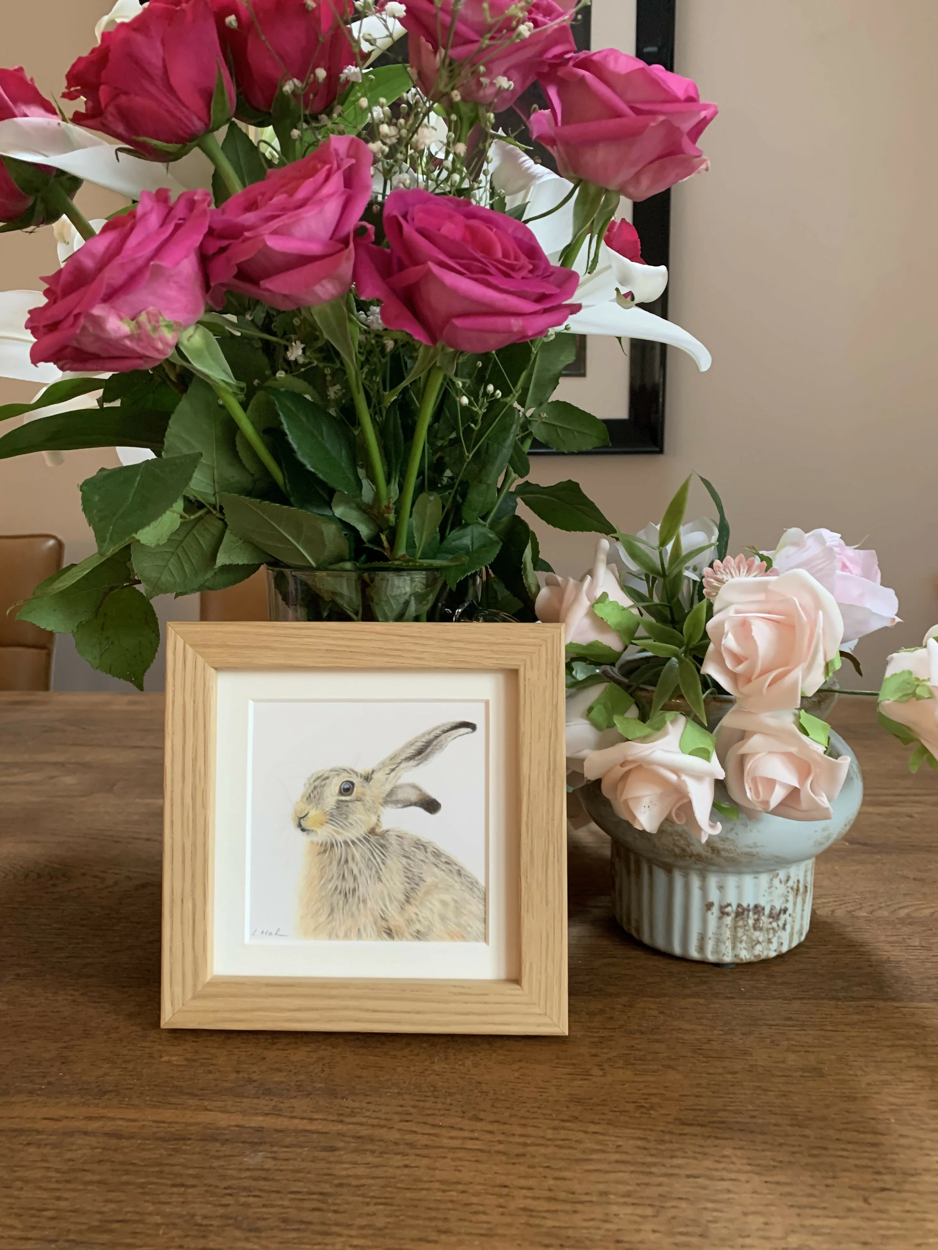 Fine Art Giclée Print of a Hare. Framed or Unframed. - Image 4