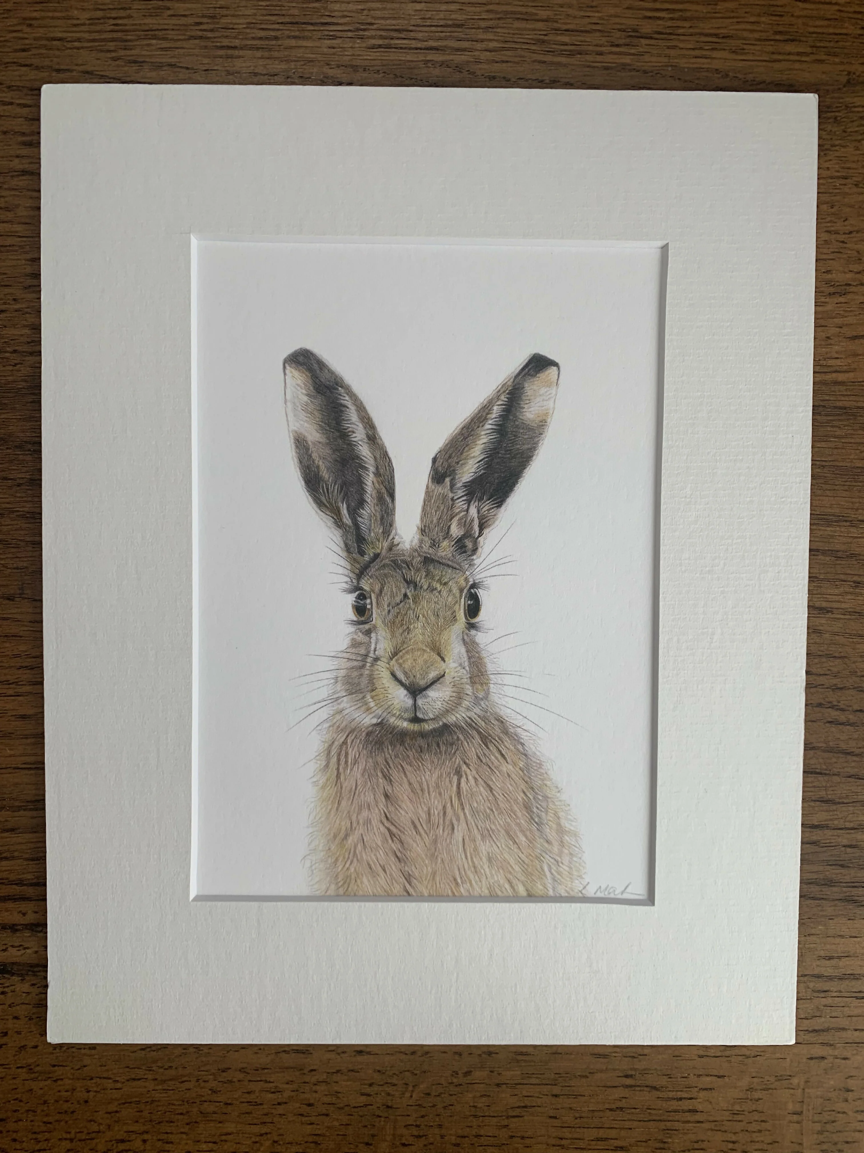 Fine Art Giclée Print of Hare. Framed or Unframed. - Image 2