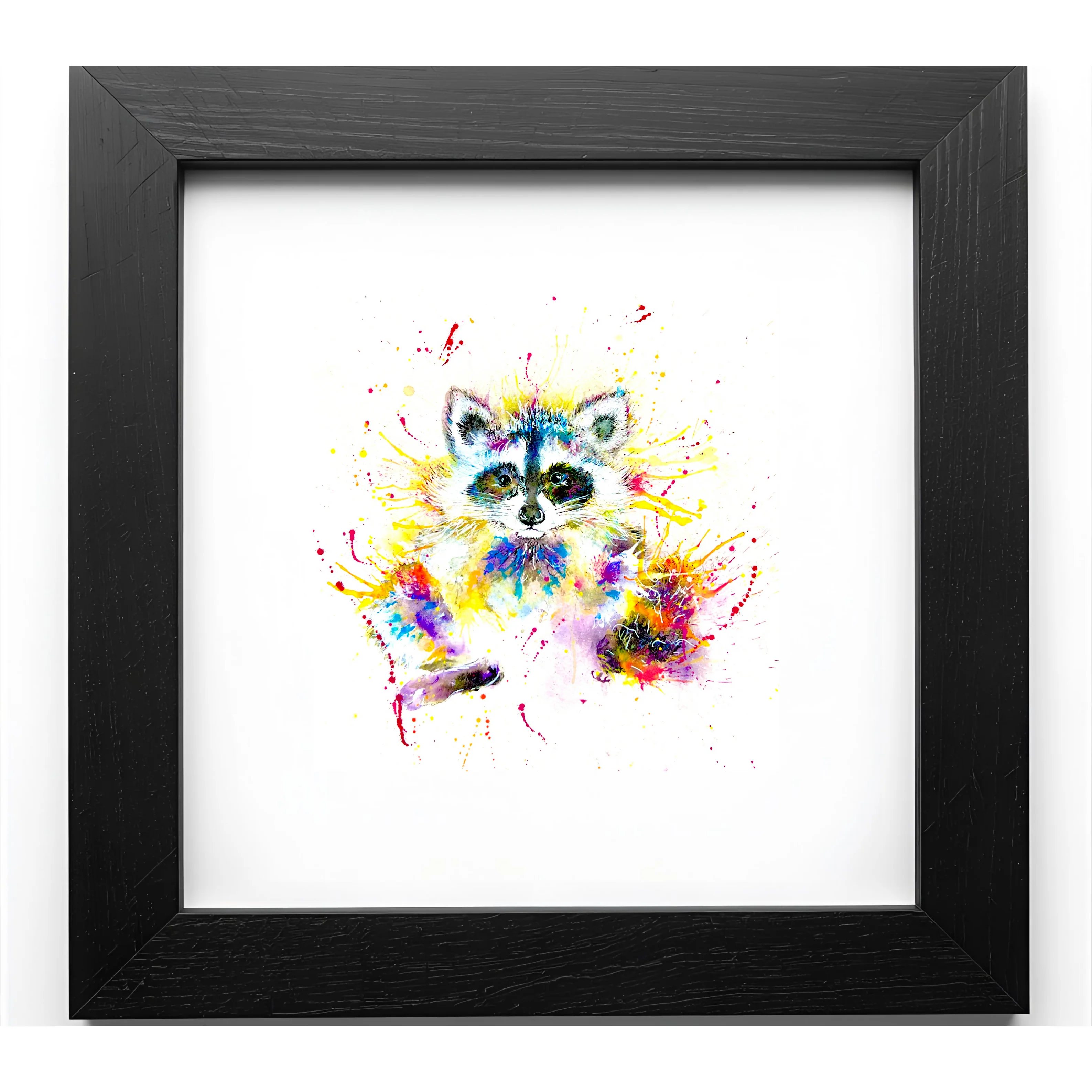 FINE ART PRINT OF BABY RACCOON, PART OF THE 'LITTLE MINI TREASURE' ART COLLECTION - Image 3