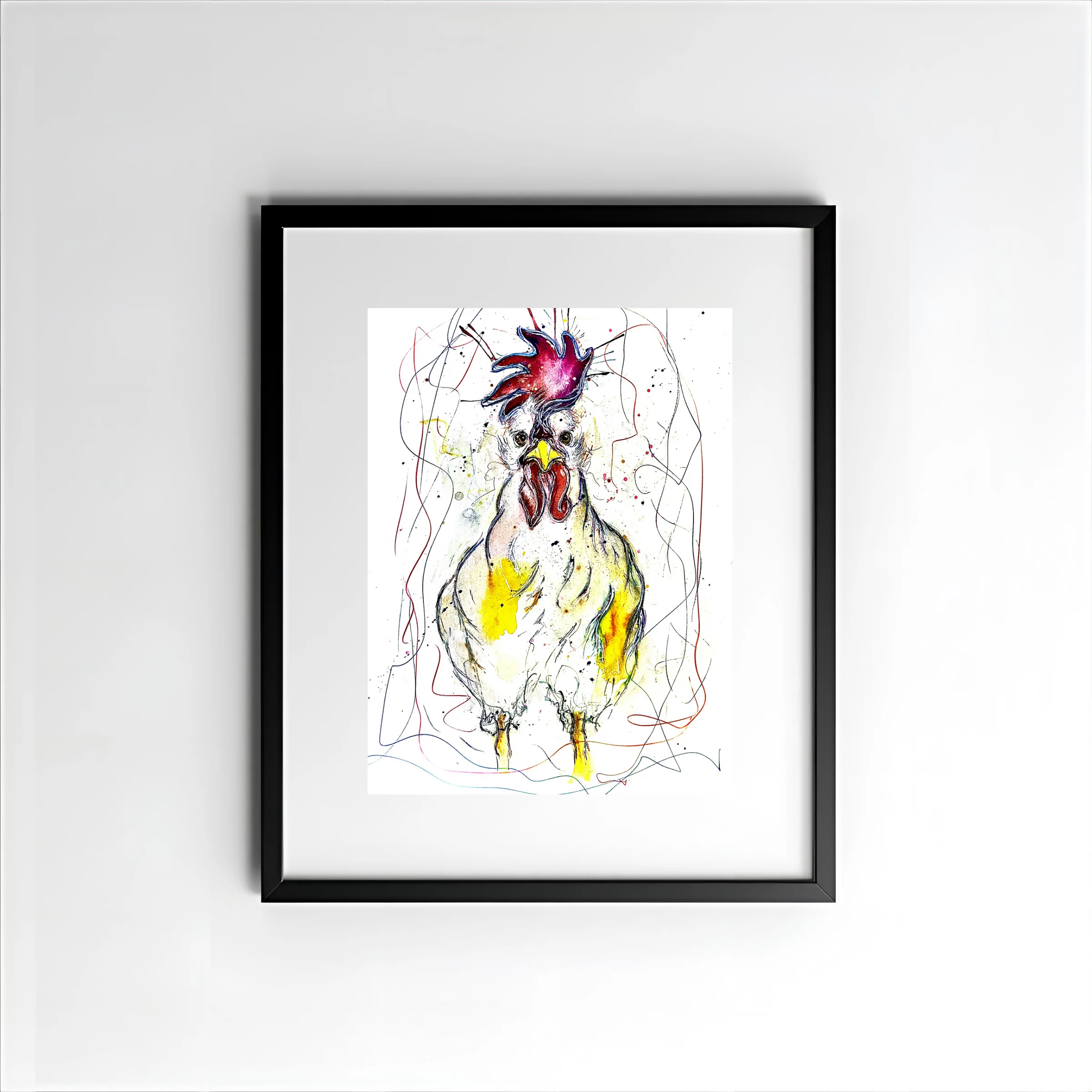 FINE ART PRINT OF CHERYL THE CHICKEN - Image 2