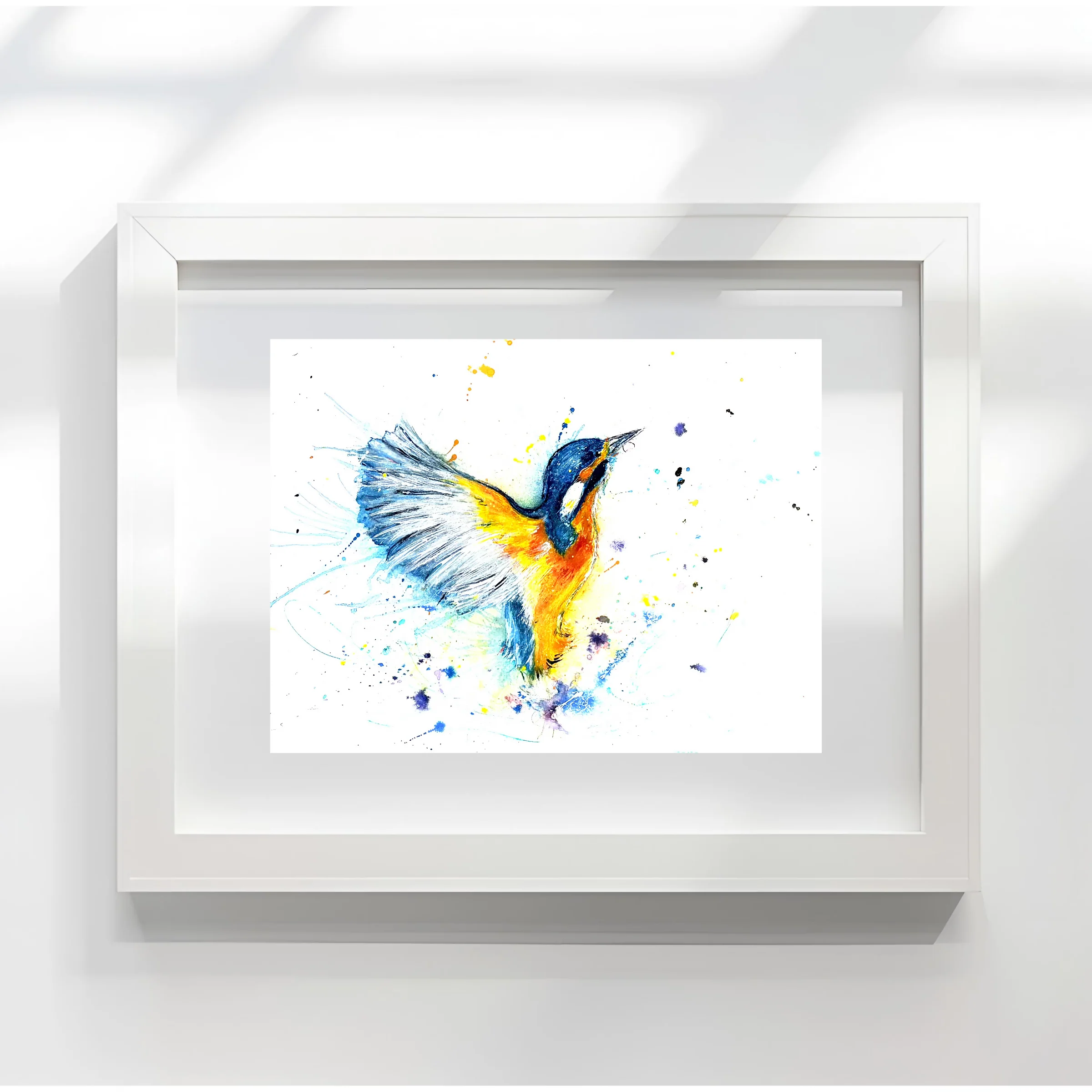 FINE ART PRINT OF KINGFISHER PART OF ANIMAL COLLECTION