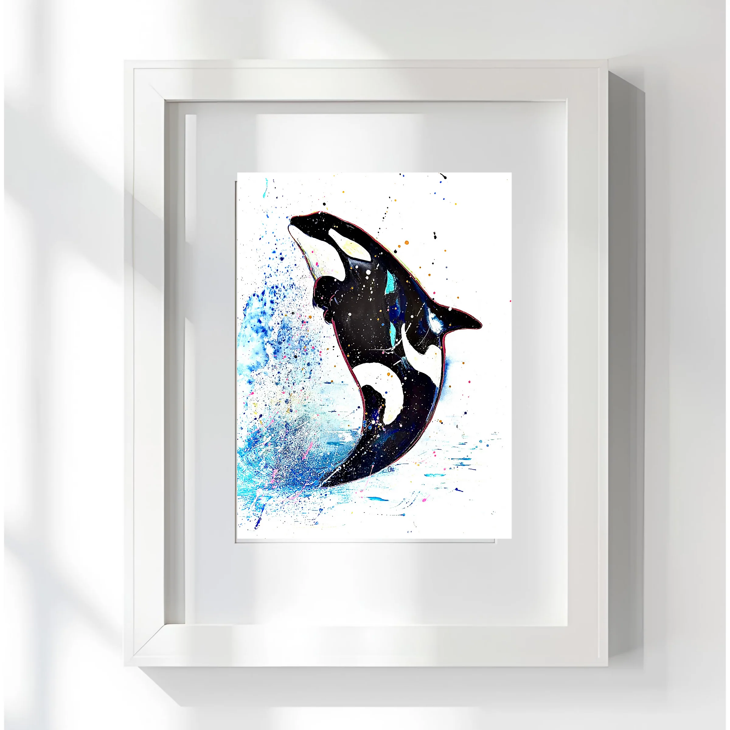 FINE ART PRINT OF ORCA - Image 4