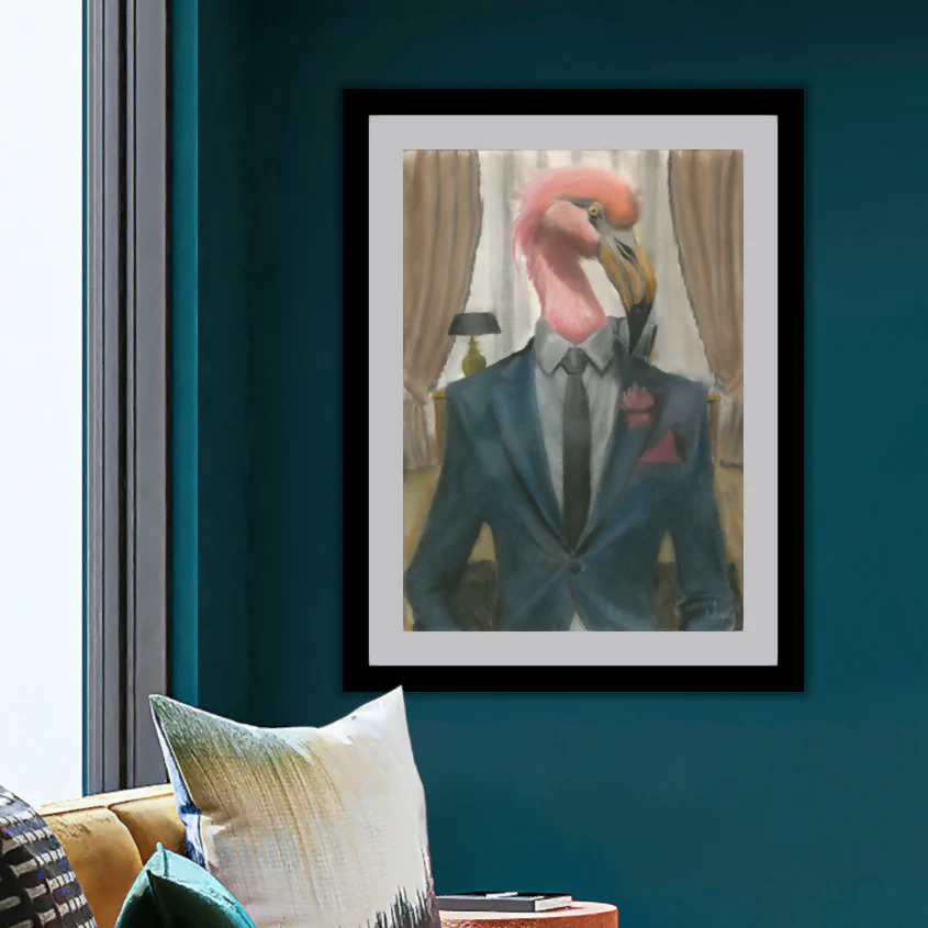 Flamingo Art Print - Image 2