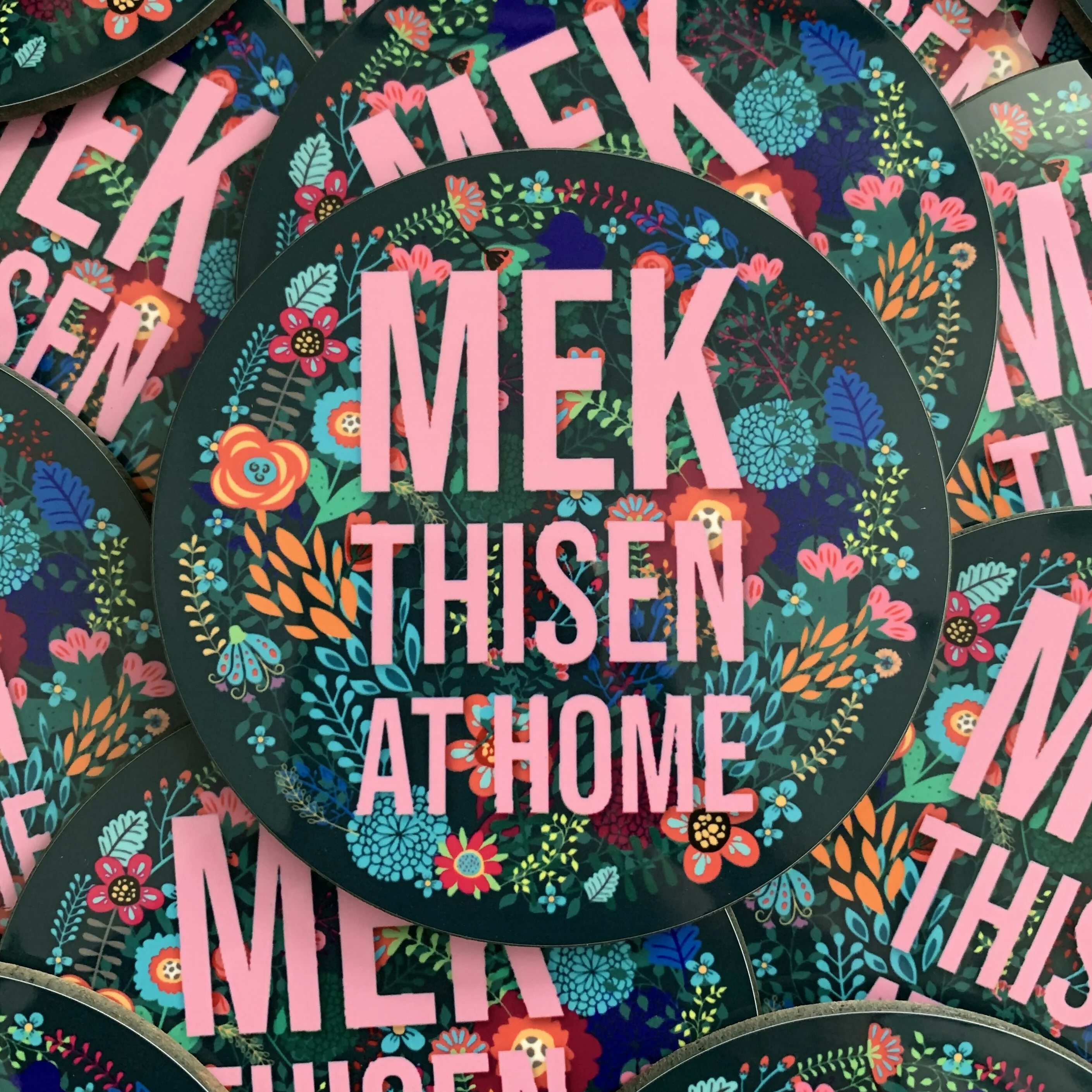 Floral Yorkshire Sayings Coasters - Image 2