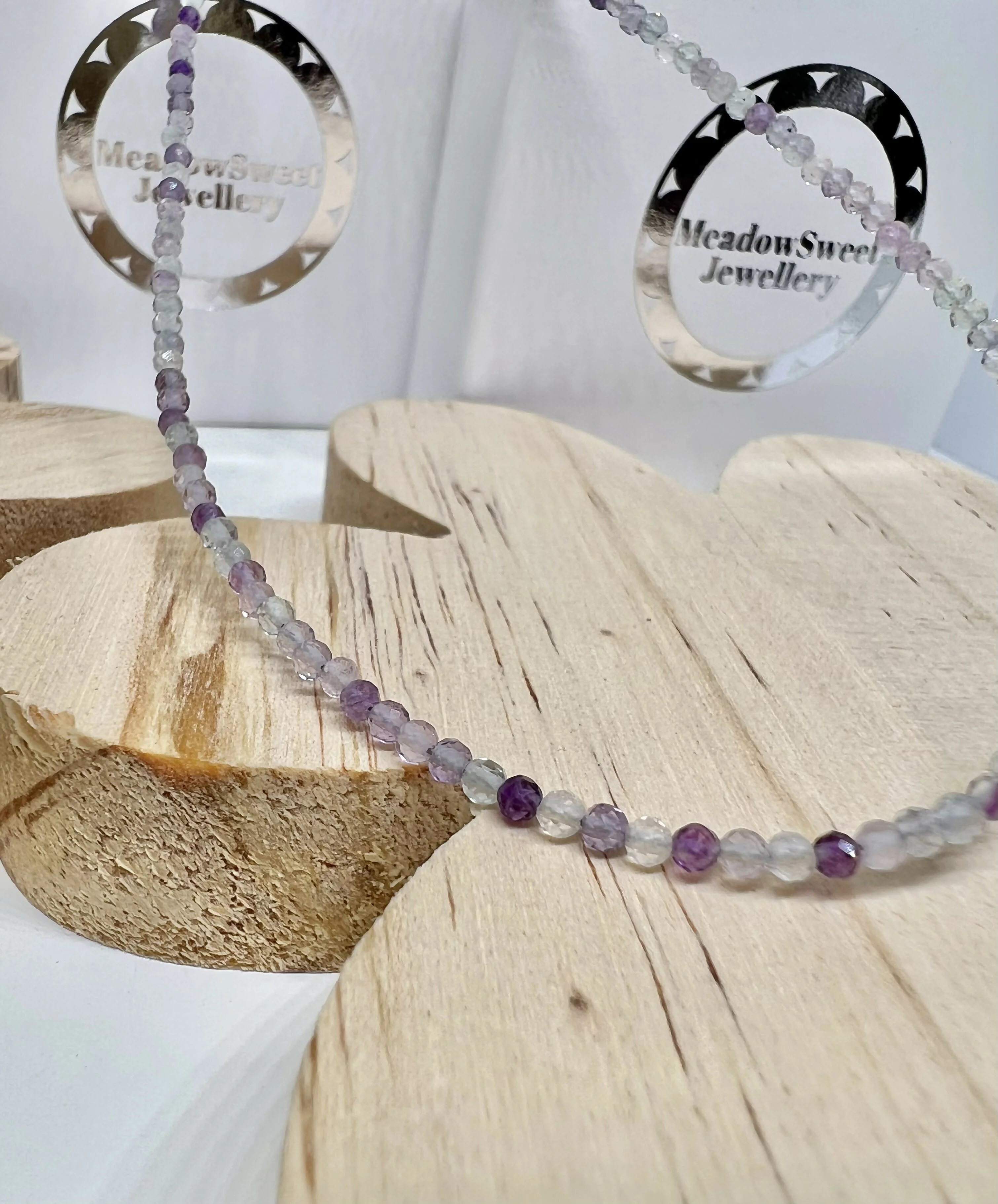 Fluorite Beaded Necklace - Image 2