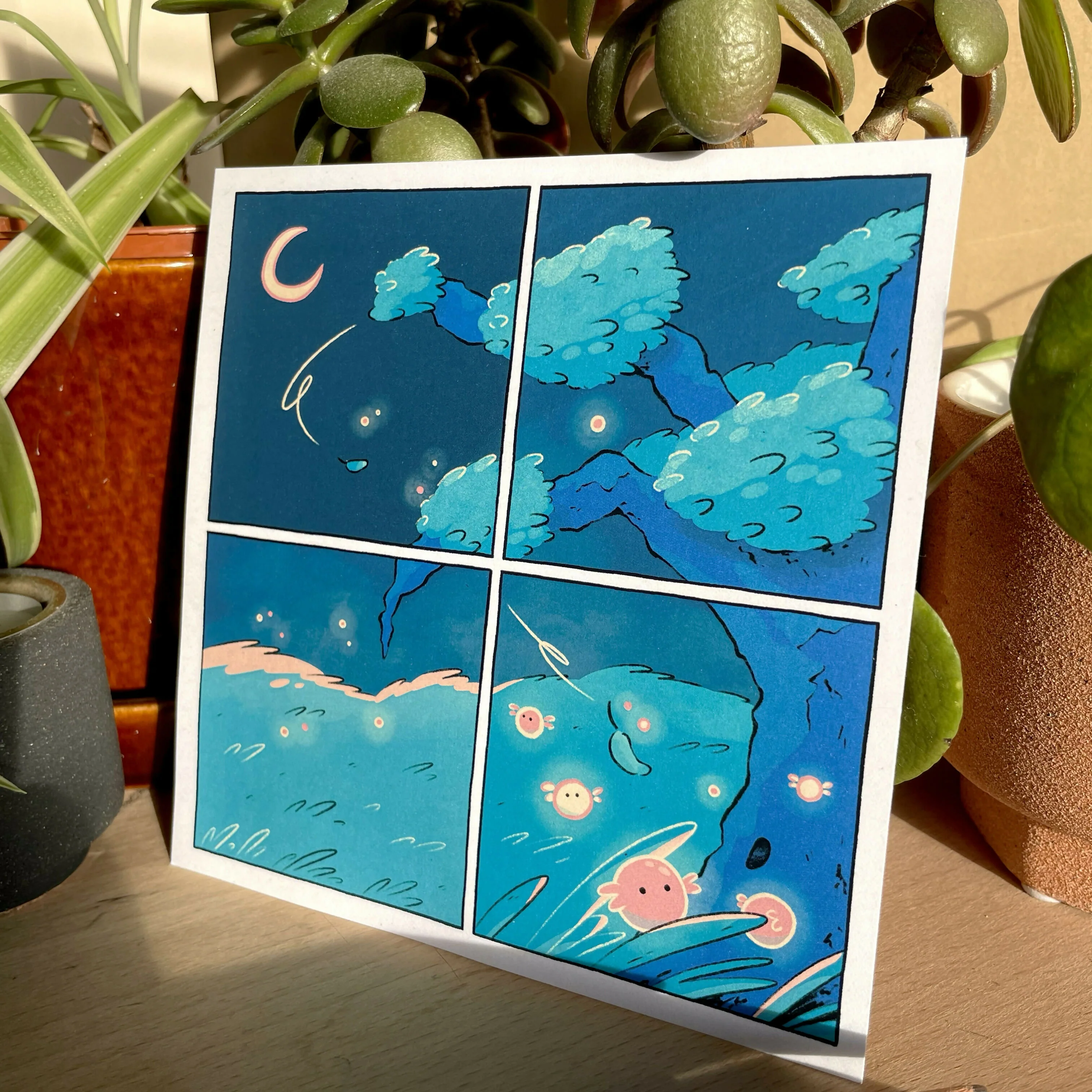 Flurry Small Square Print
