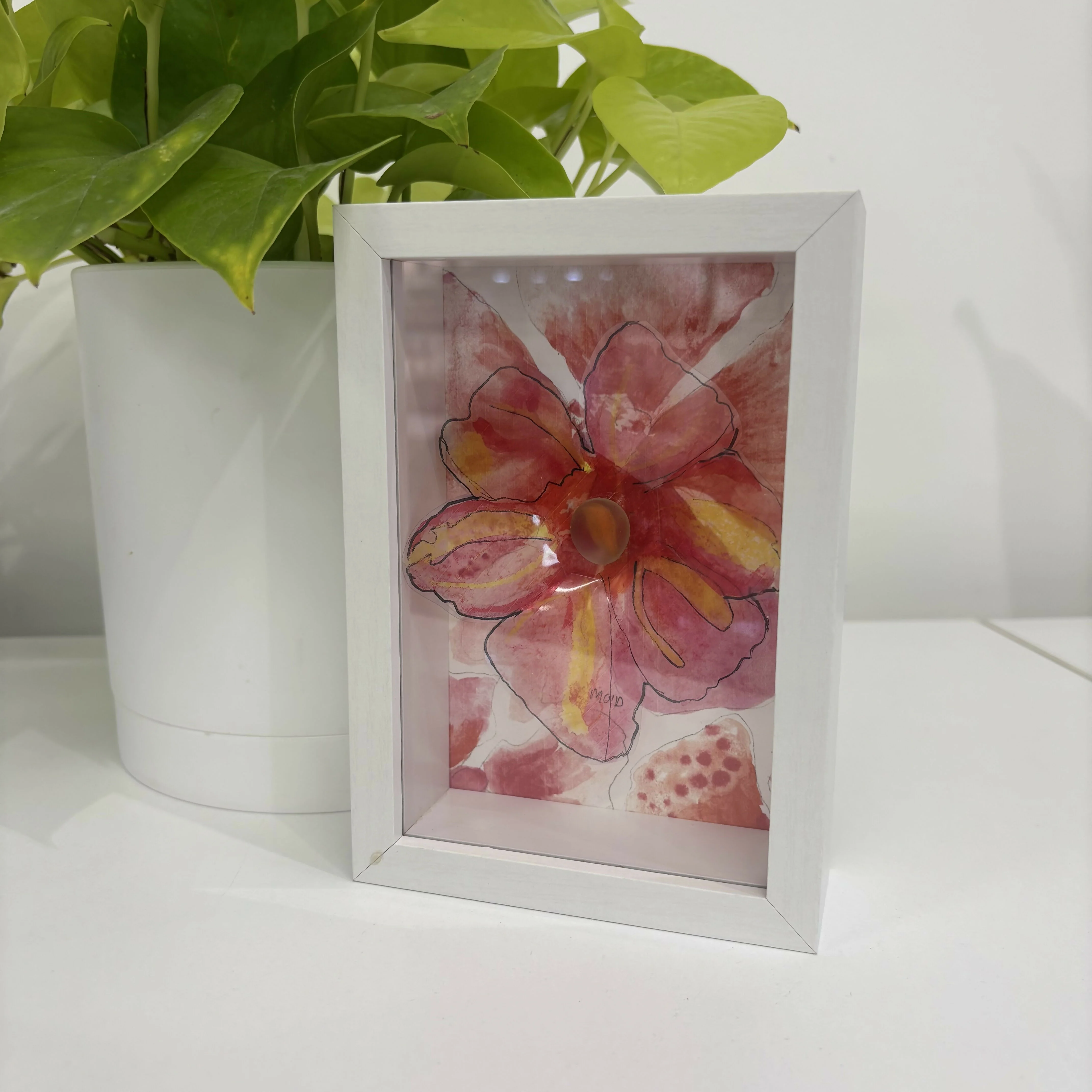 Framed Pink Florals - Various Designs - Image 2