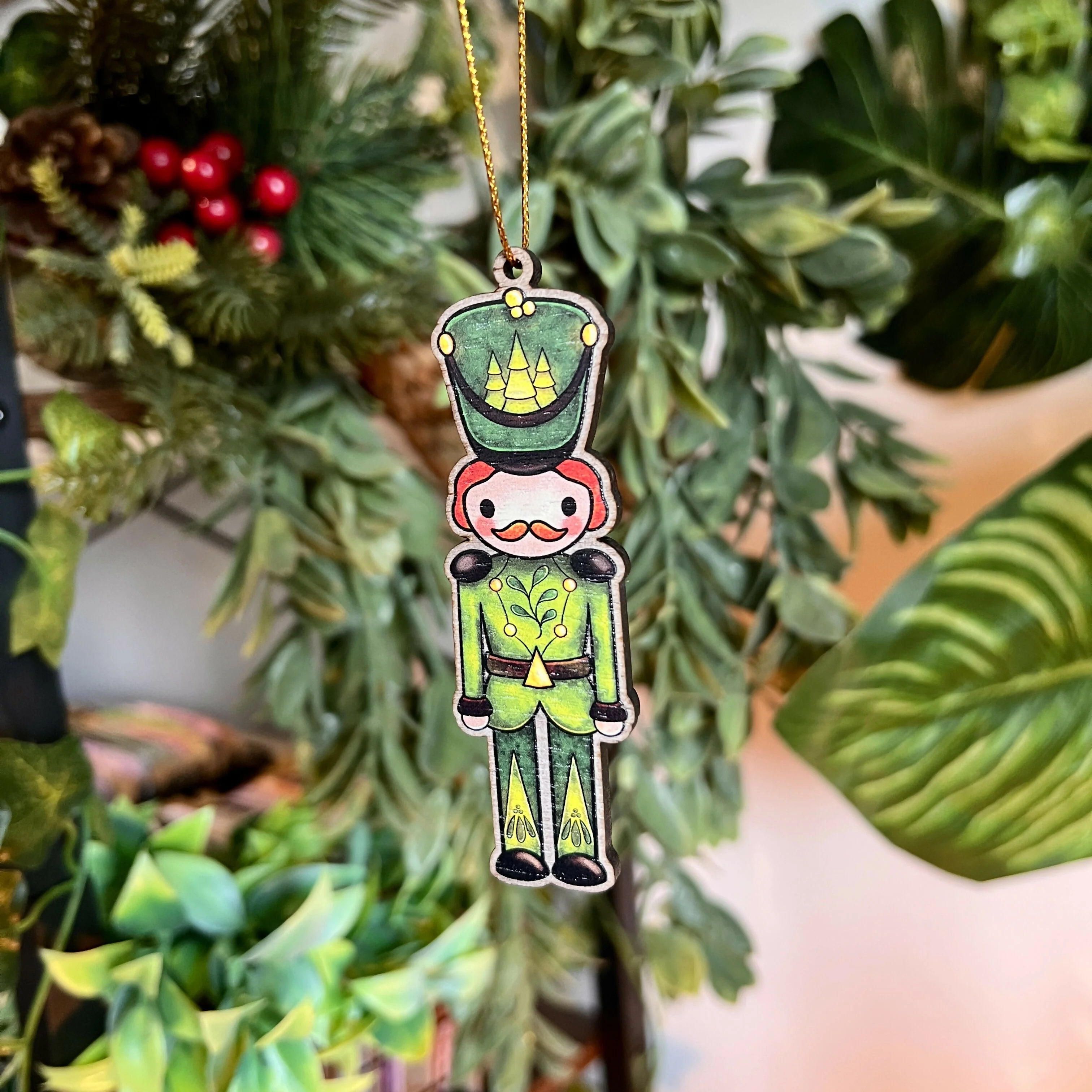 'Frederick' Nutcracker Wooden Decoration