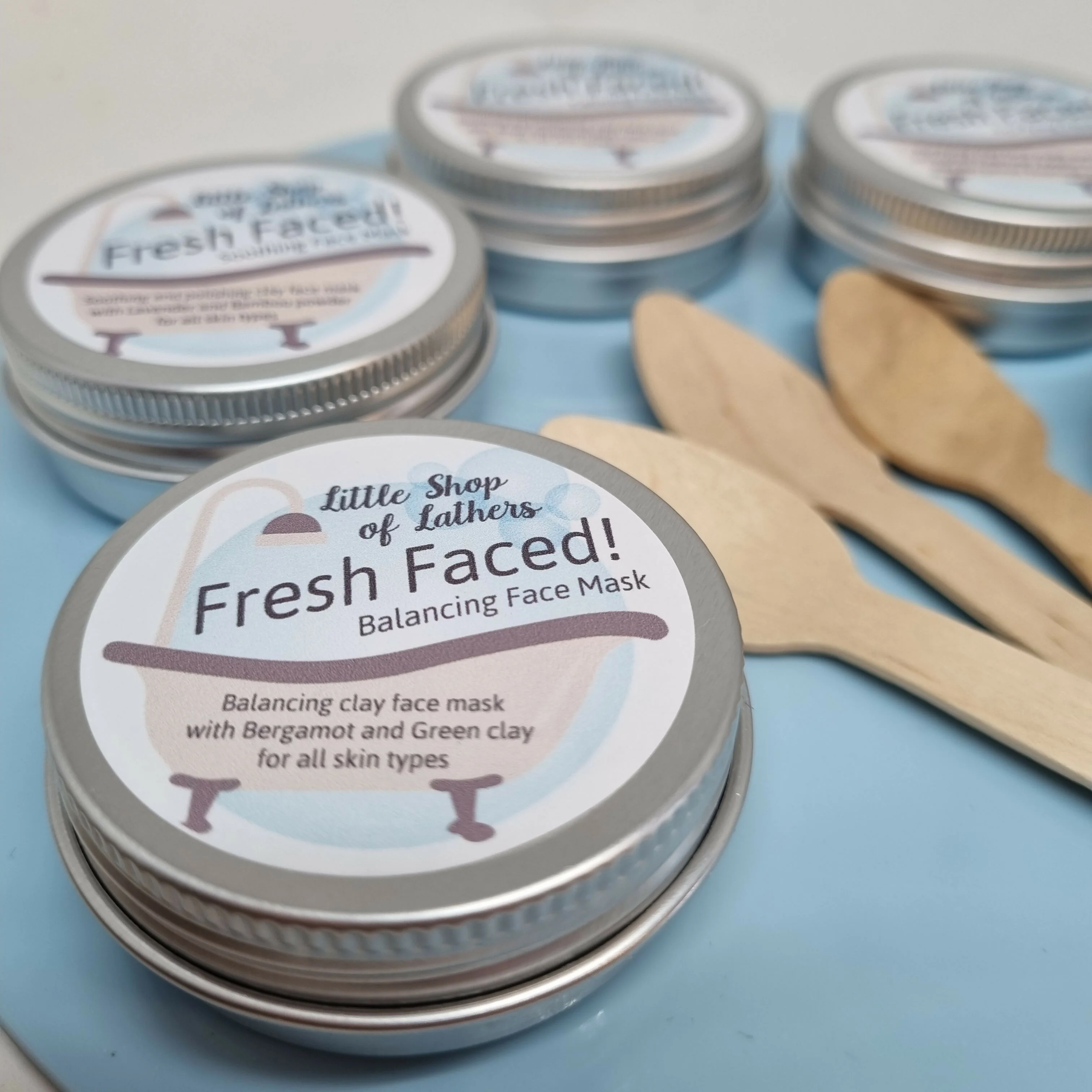 French Clay and Bergamot Essential Oil Face Mask - Balancing - Image 3