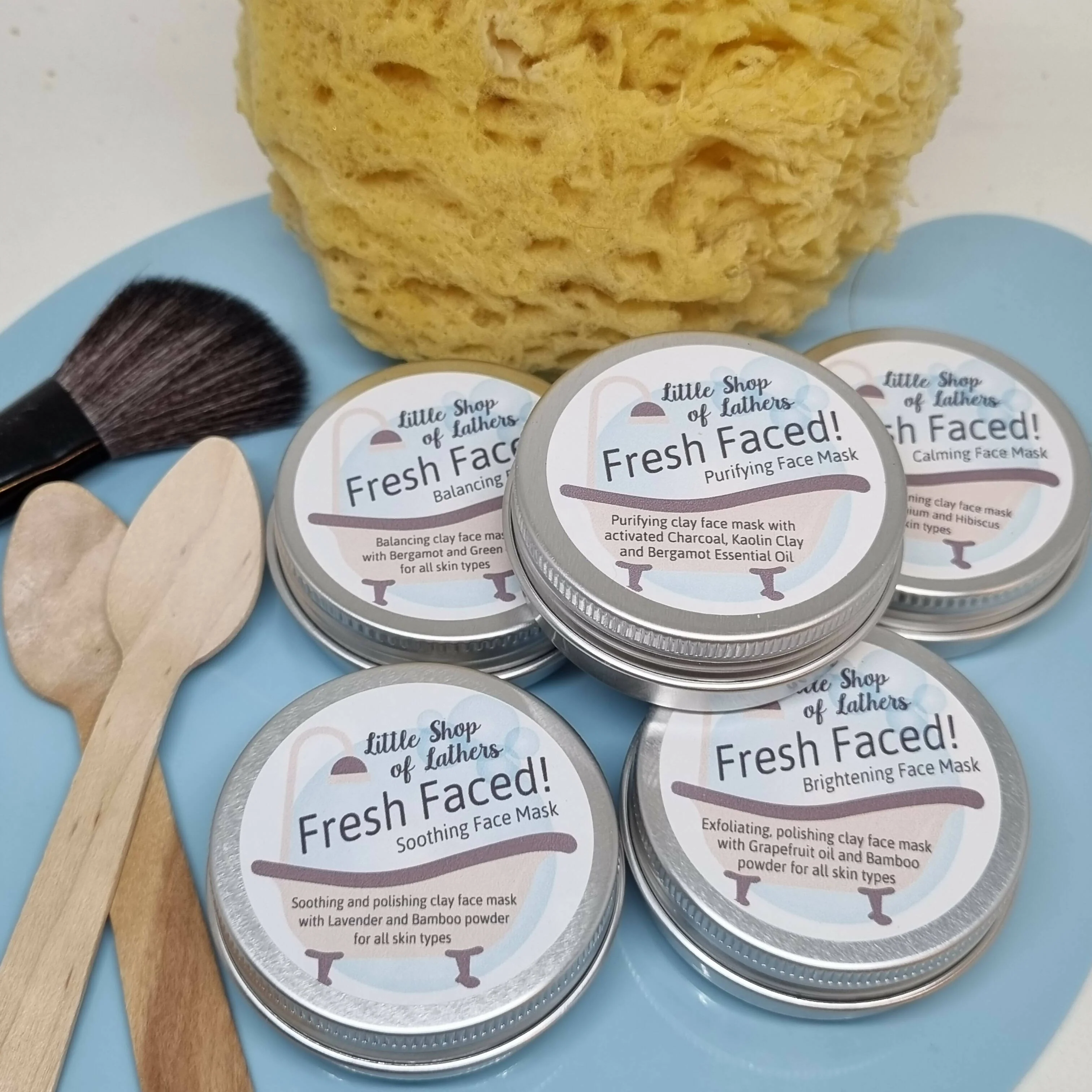 Fresh faced French Clay and Charcoal Face Mask - Purifying - Image 3