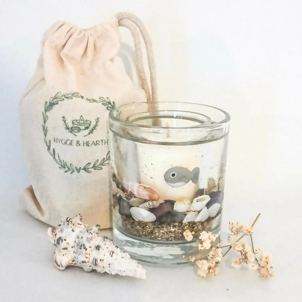 Friendly Shark Botanical Candle - Image 2