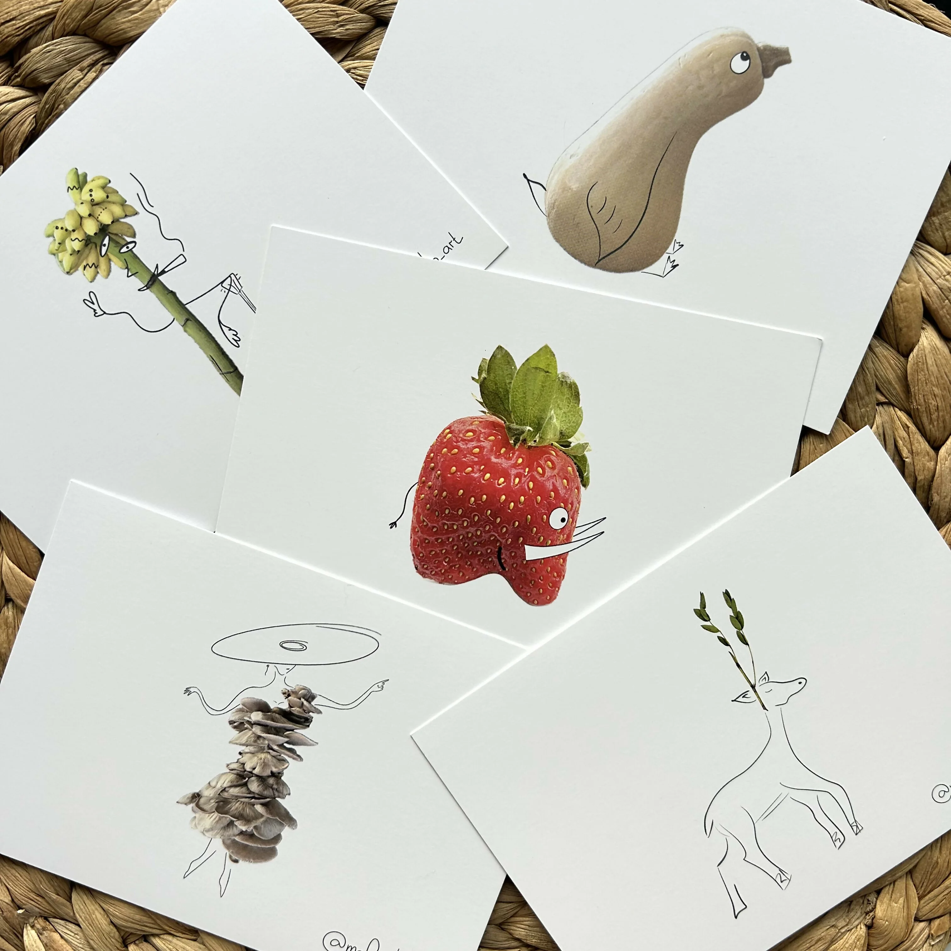 Fun Art Postcards