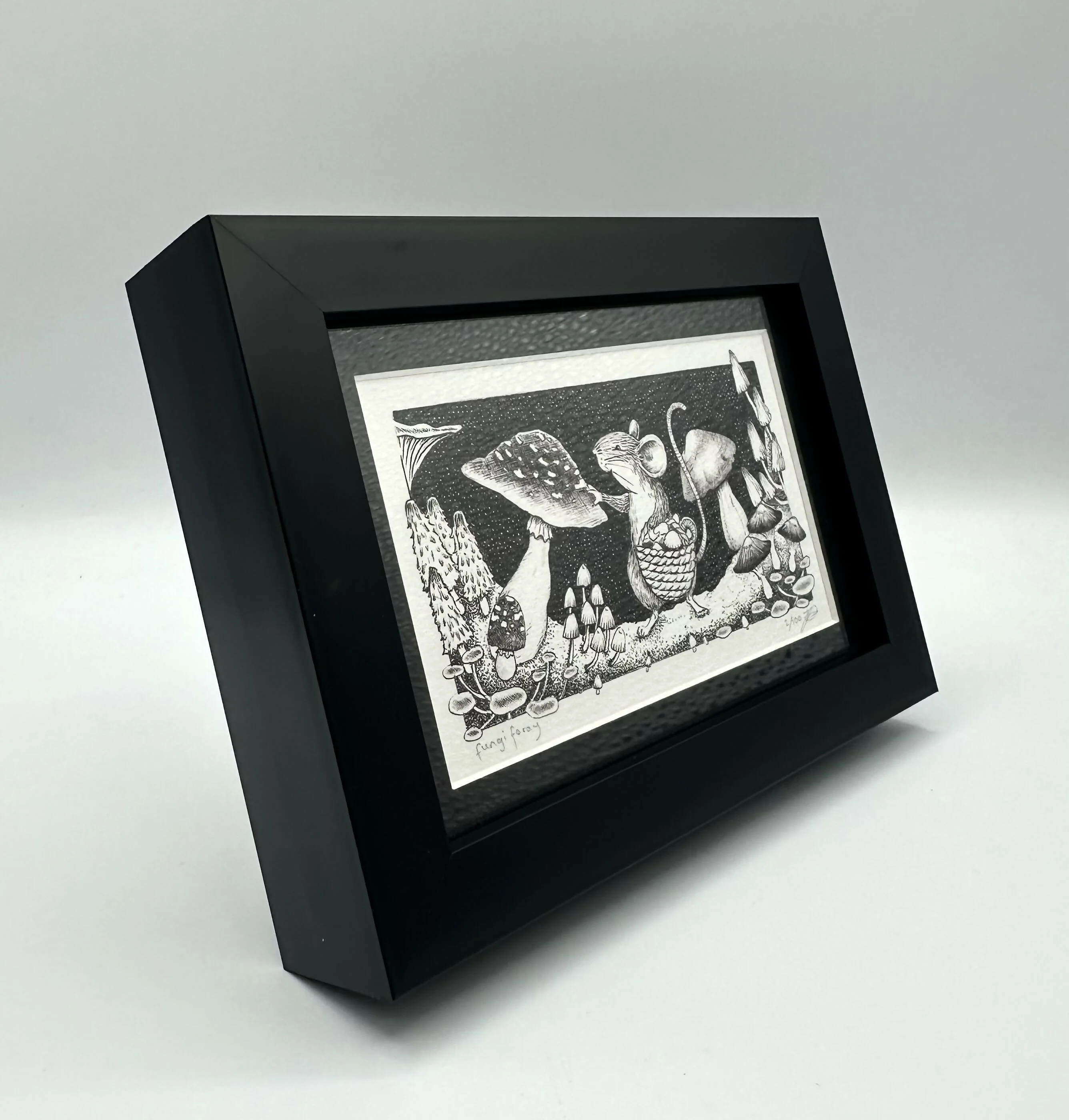 Fungi Foray - Framed Limited Edition Print by Jenny Davies - Image 2