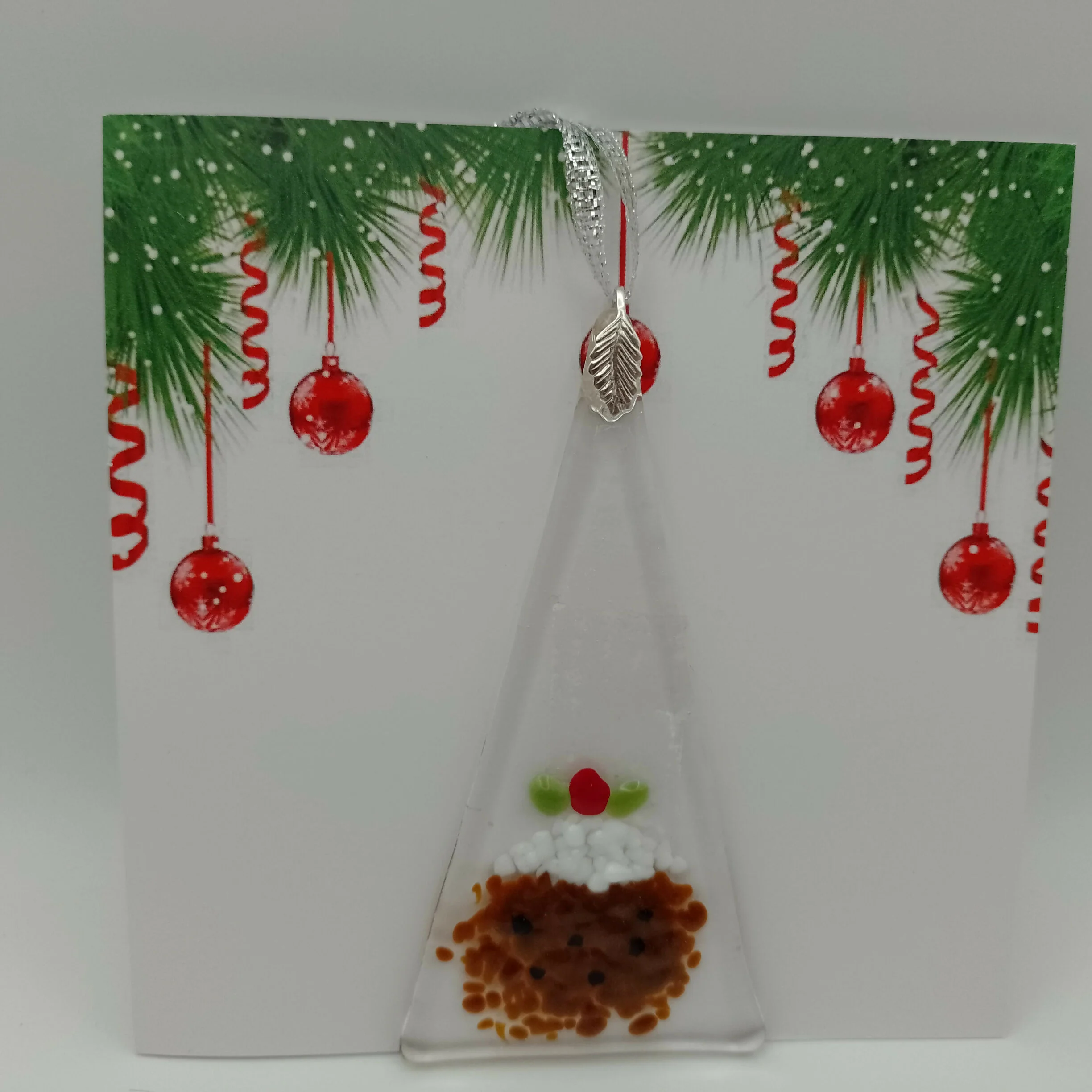 Fused Glass Christmas Card