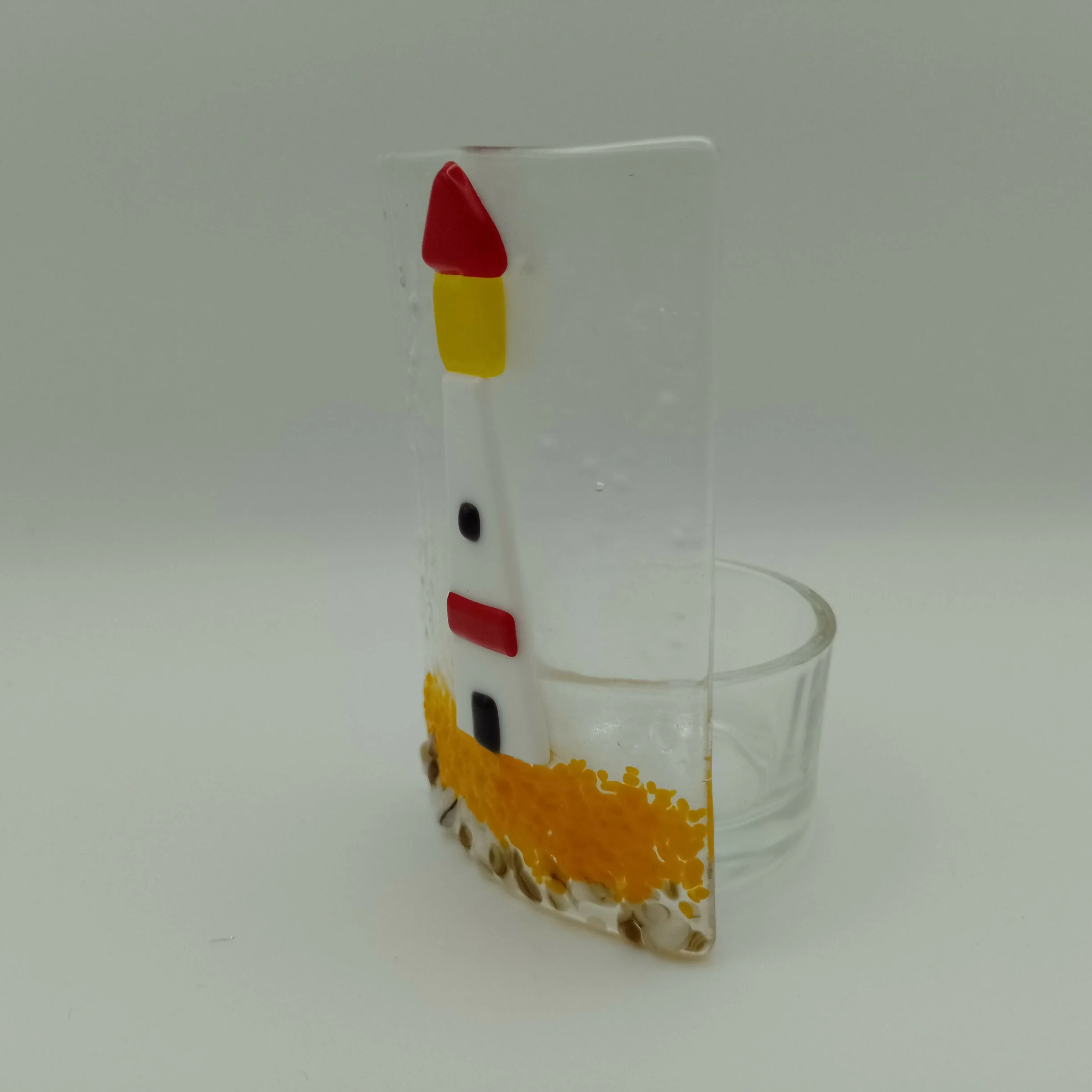 Fused Glass Lighthouse Tealight - Image 3