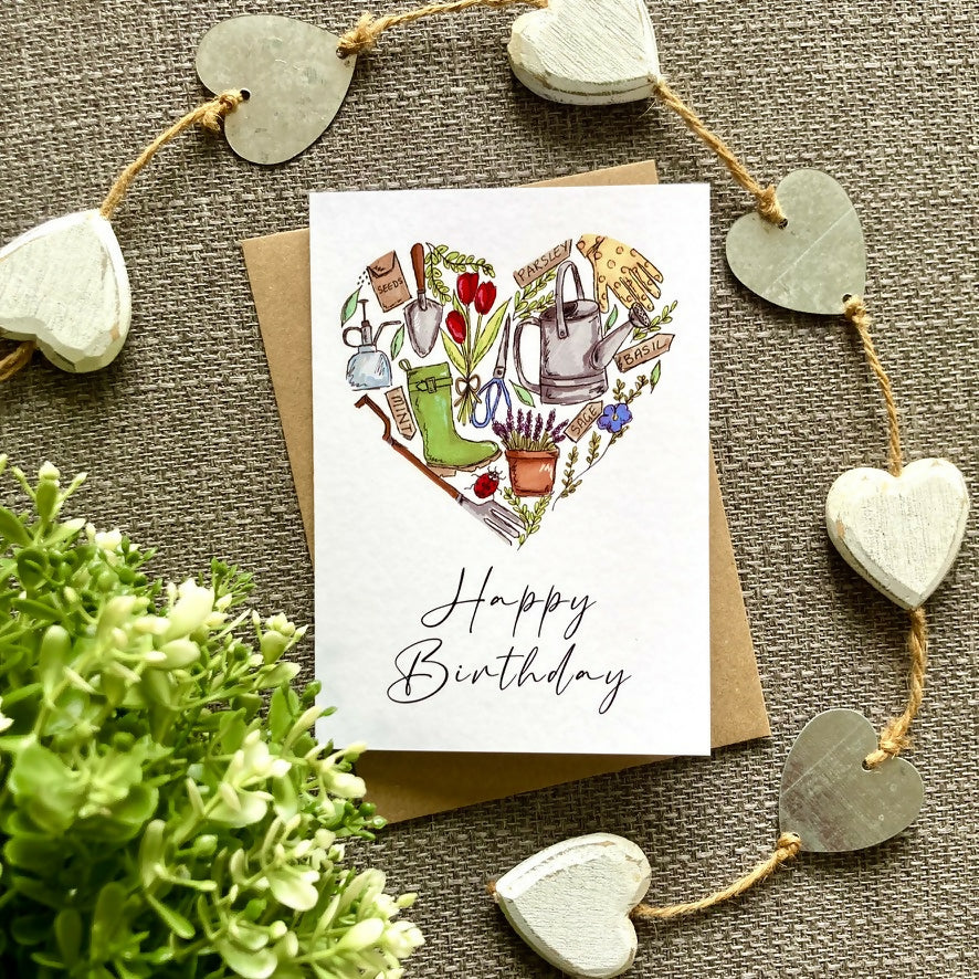 Gardening Lover Greetings Card